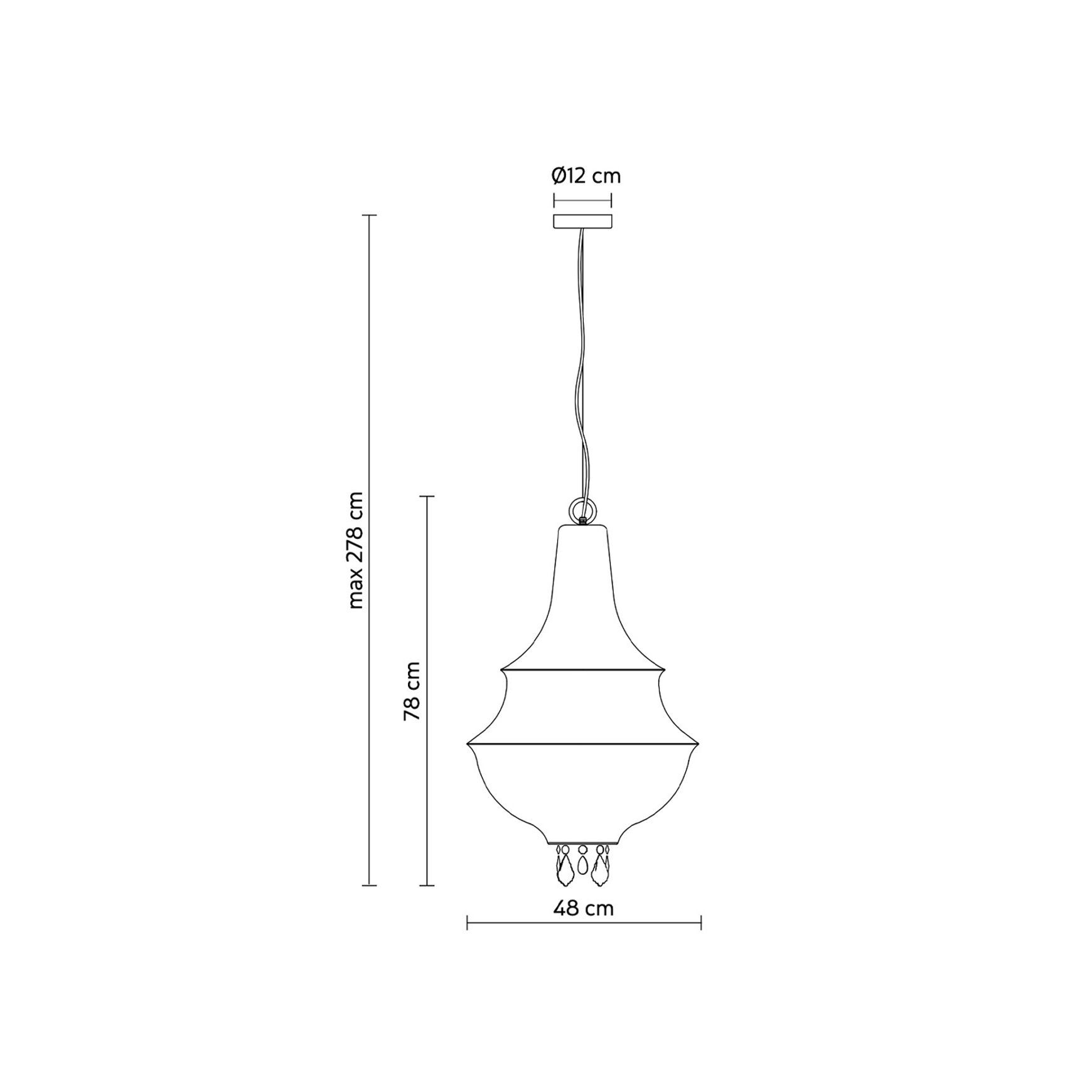 Lady D Pendant Light