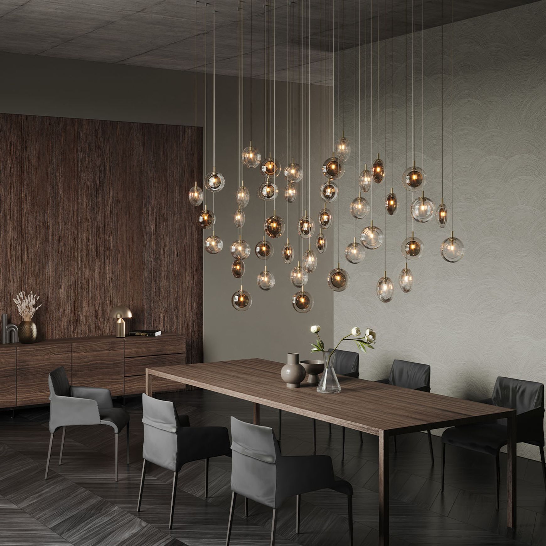 Lens Pendant Light