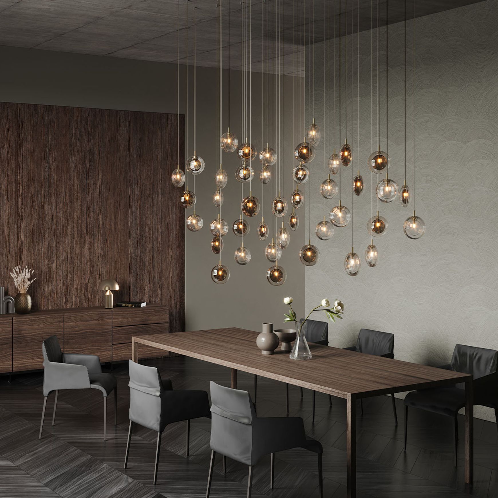Lens Pendant Light
