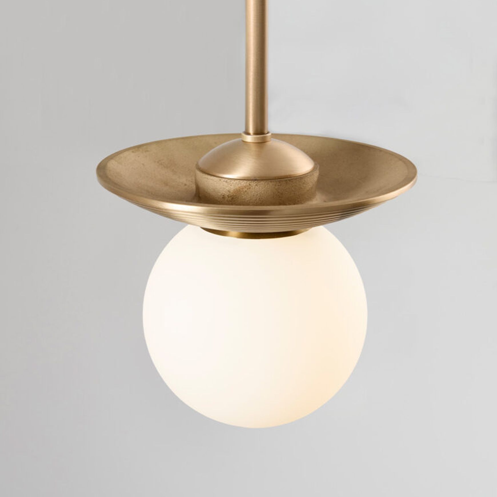 Orbit Brass Pendant Light