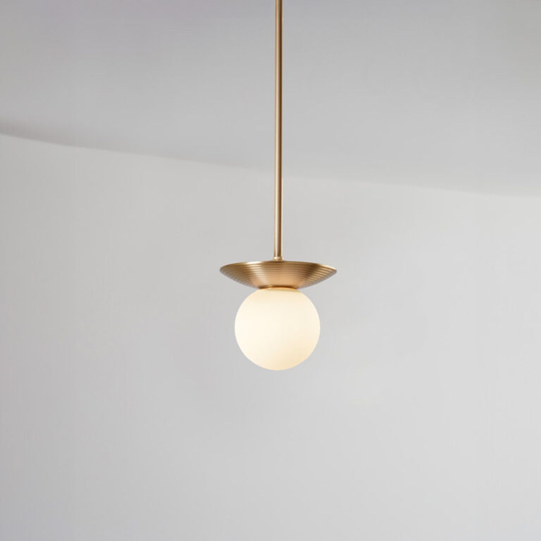 Orbit Brass Pendant Light