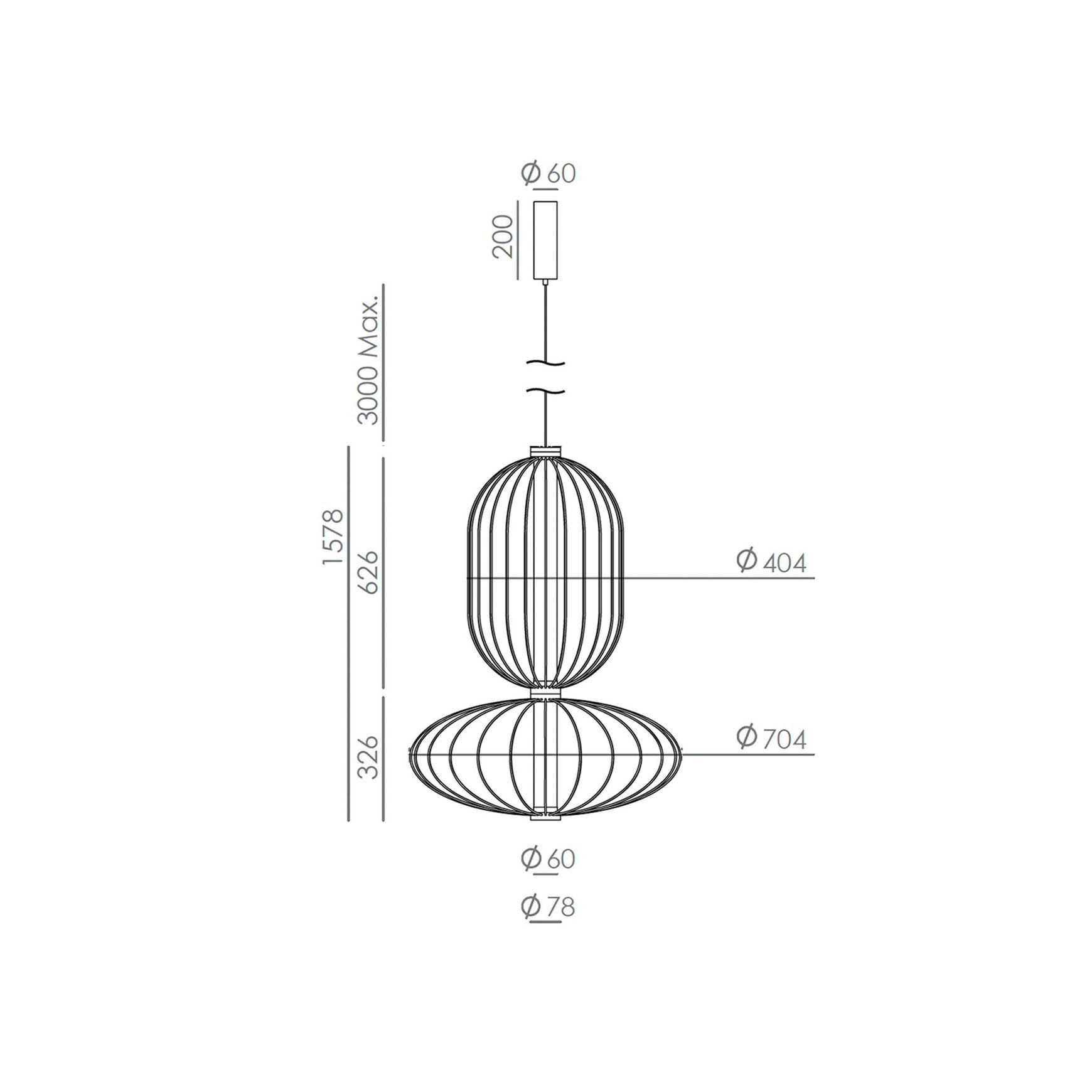 Pepo Brass Pendant Light