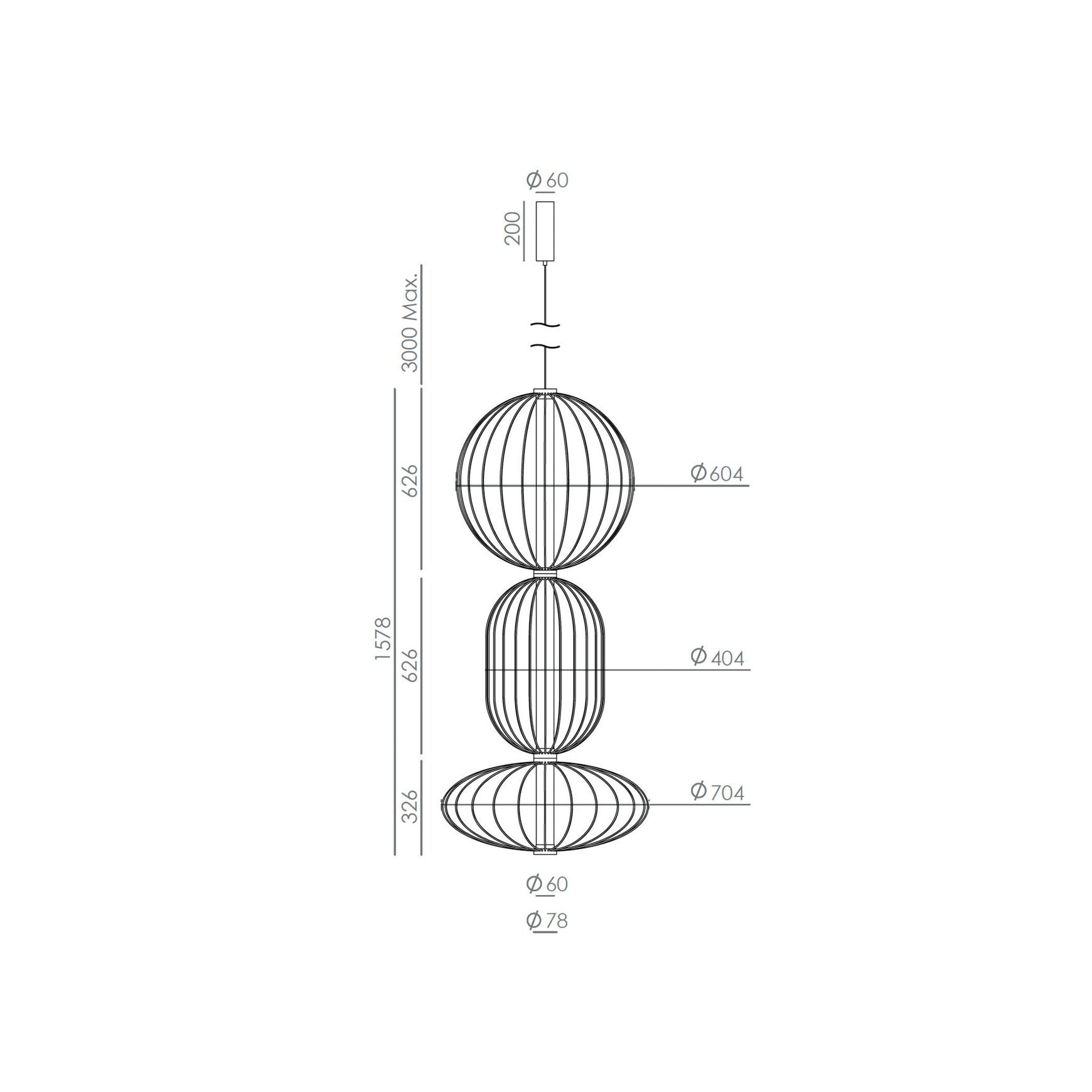 Pepo Brass Pendant Light