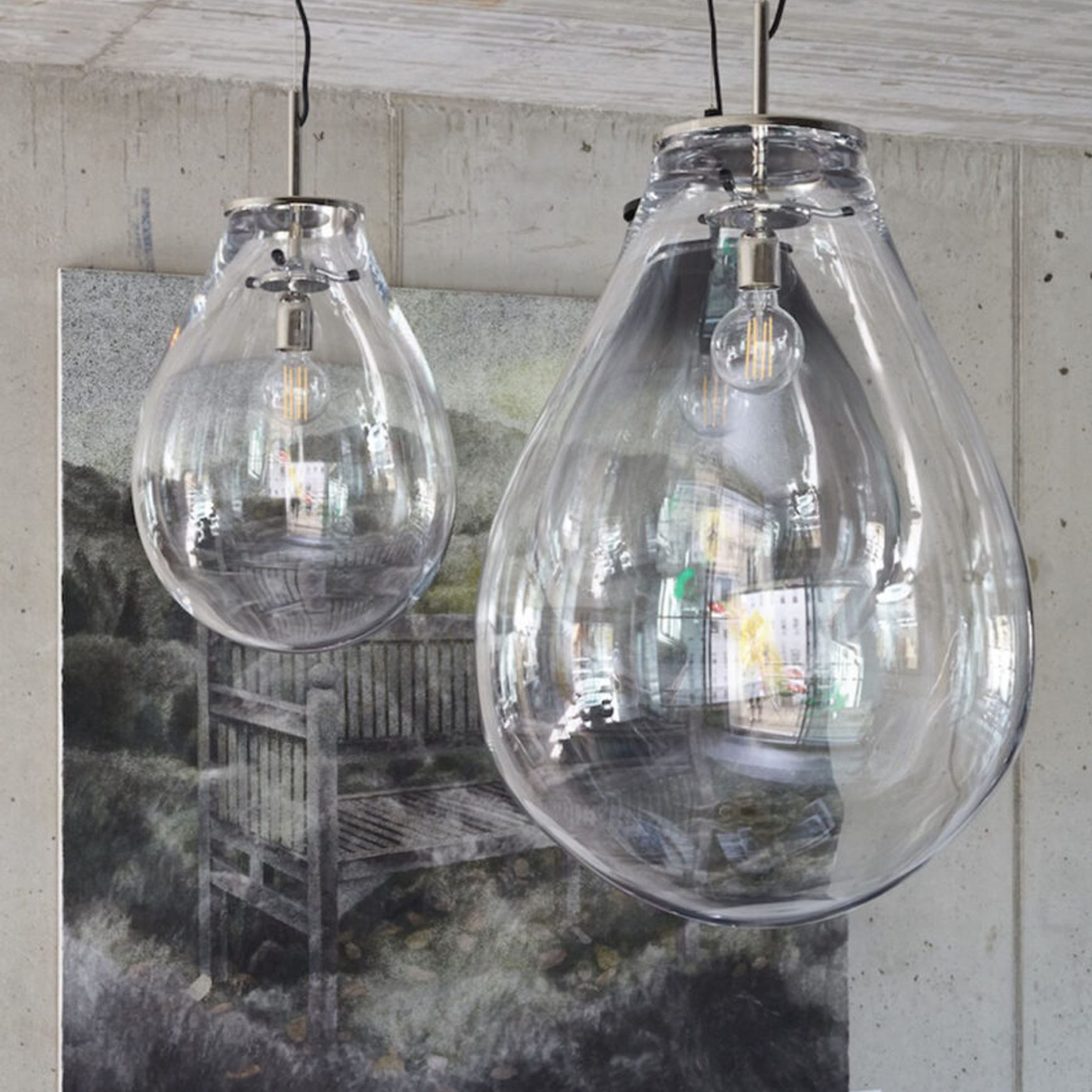 Tim Silver Pendant Light