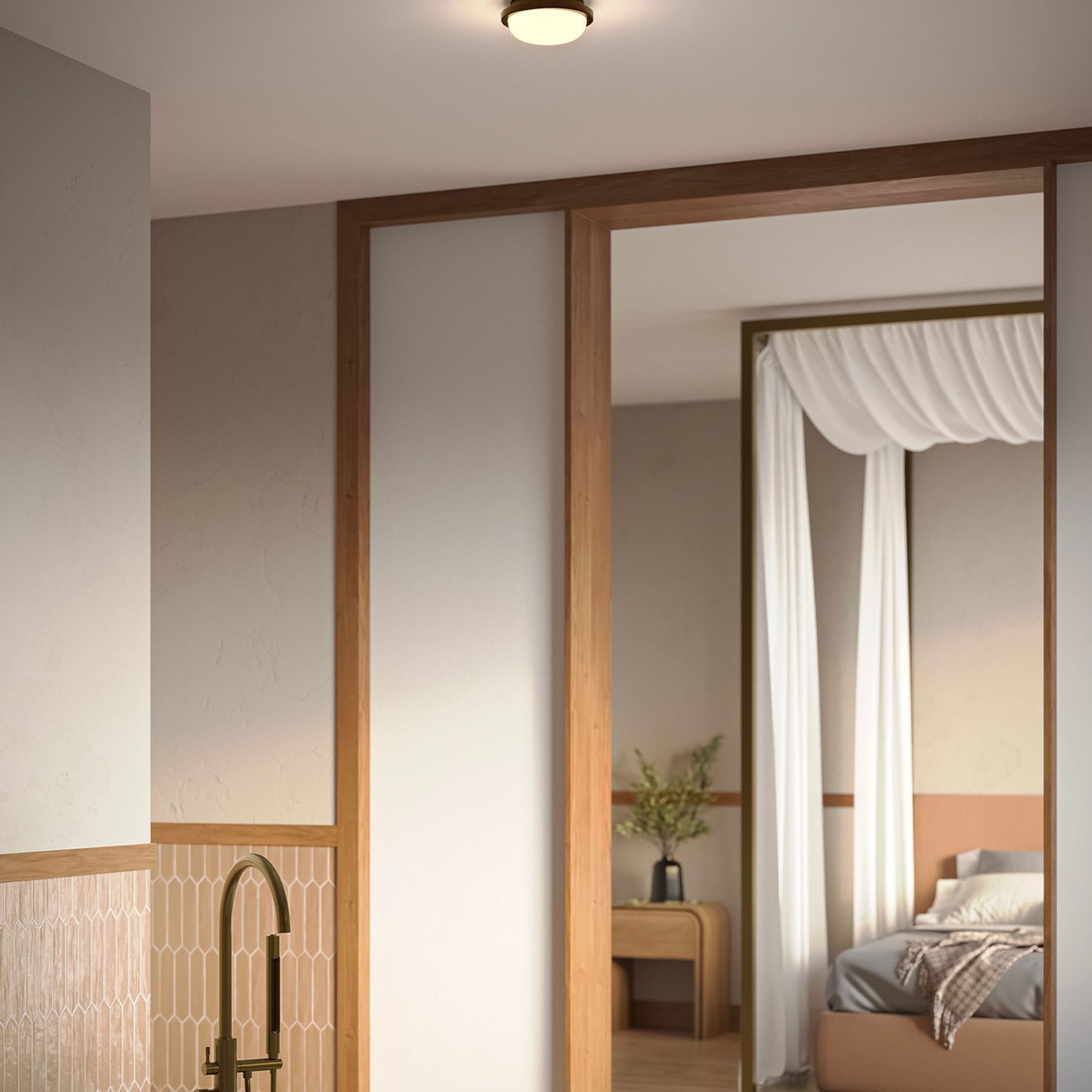 Bode Round Wall/Ceiling Light