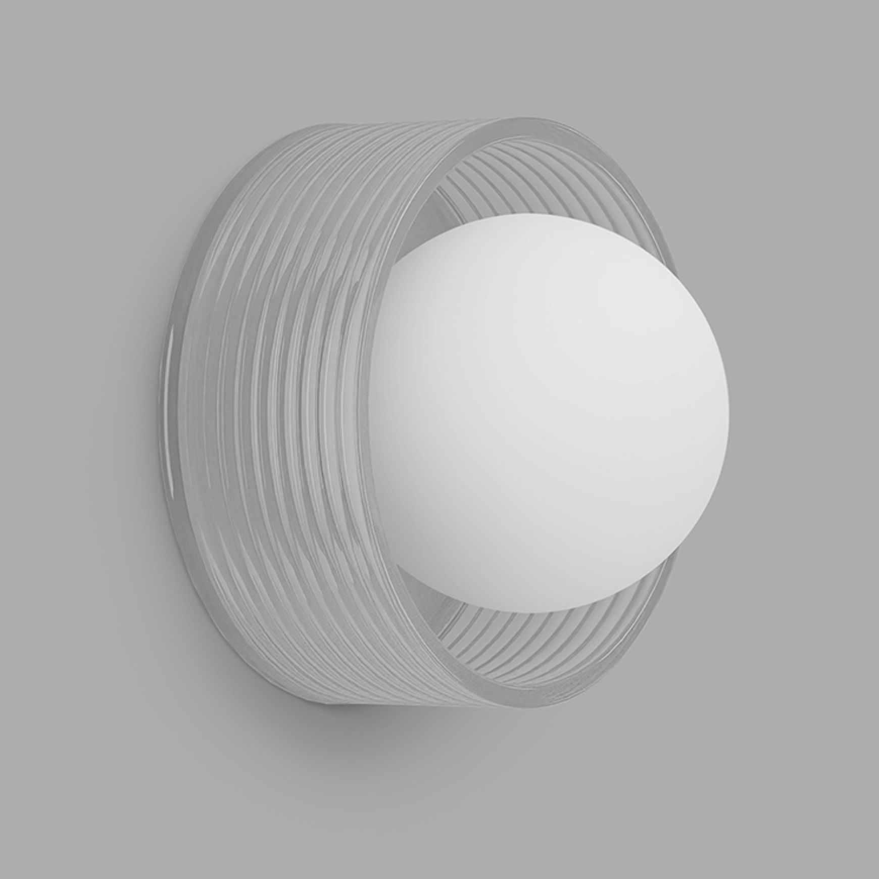 Orb Sur Ribbed Wall Light