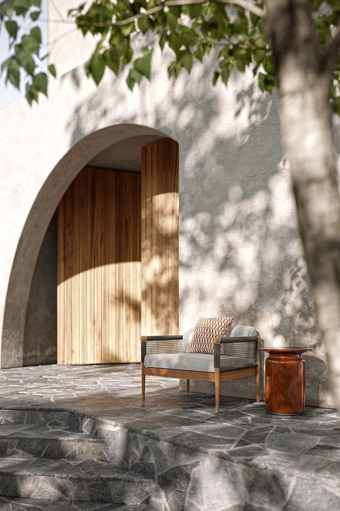 Lodge Outdoor Armchair by Atmosphera