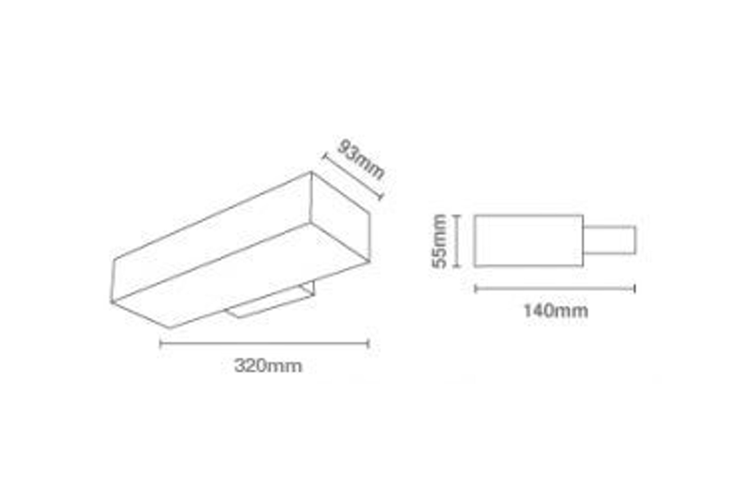 Beama Down GU10 Wall Light