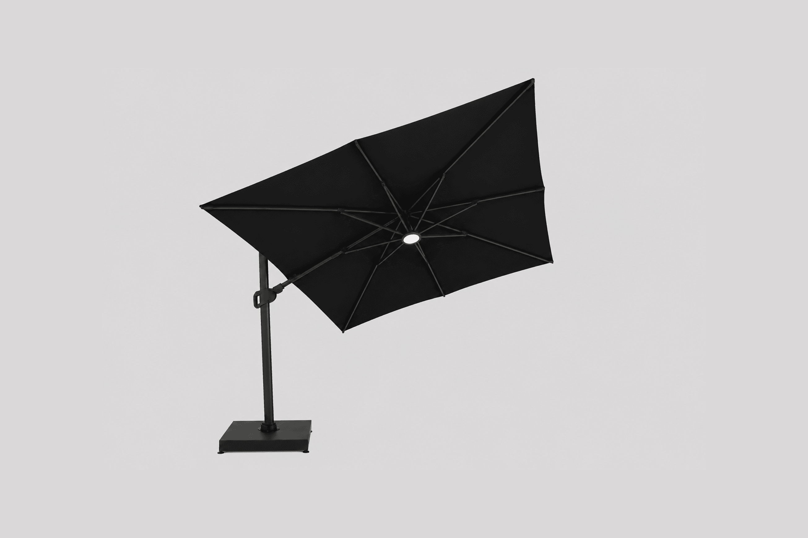 Malibu Cantilever Umbrella Black 2.5M