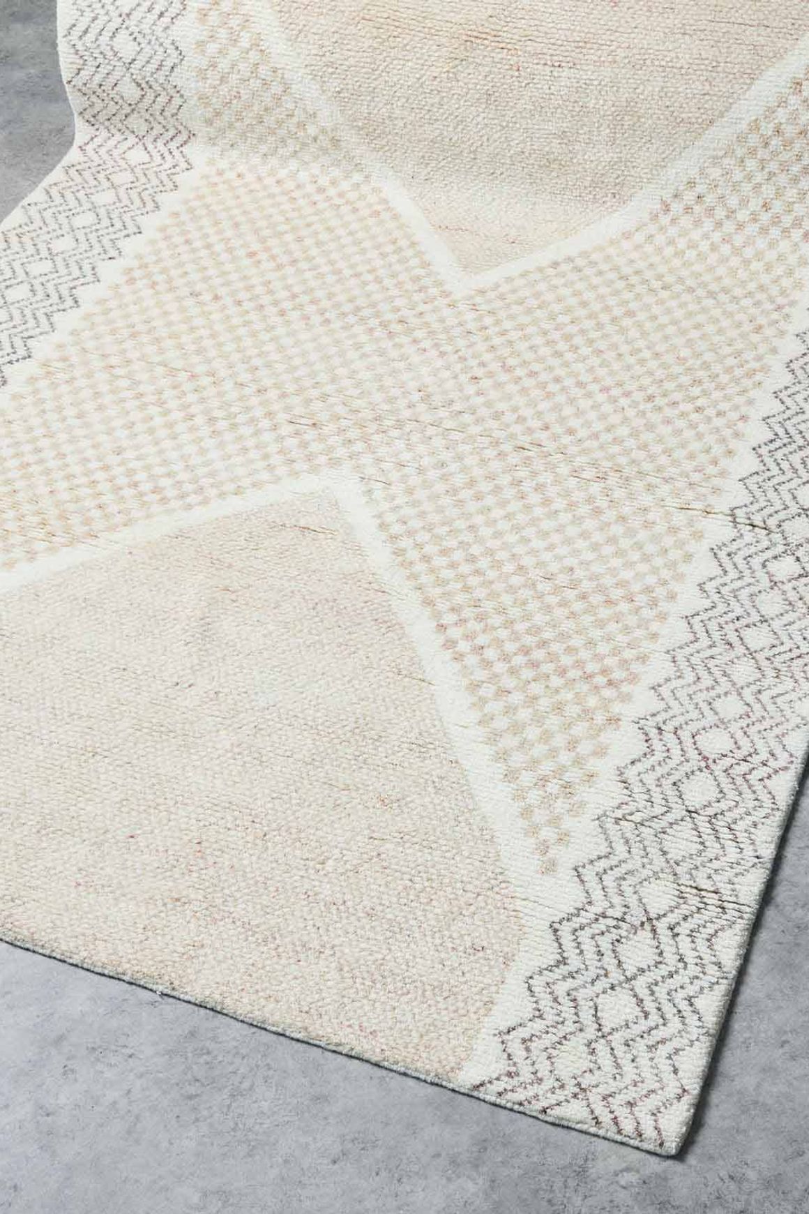 Tribe Home Marisa Rug - Salt | 100% NZ Wool Designer Rug