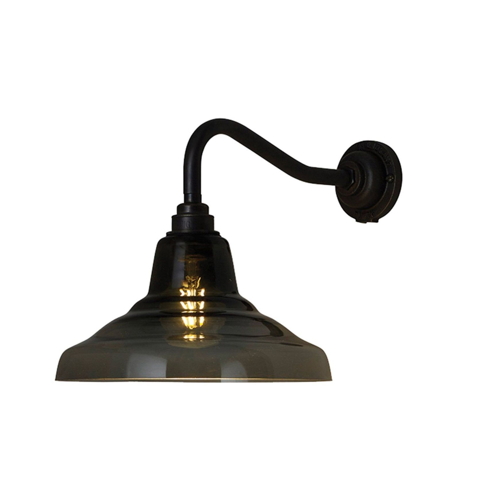 Glass School Wall Light