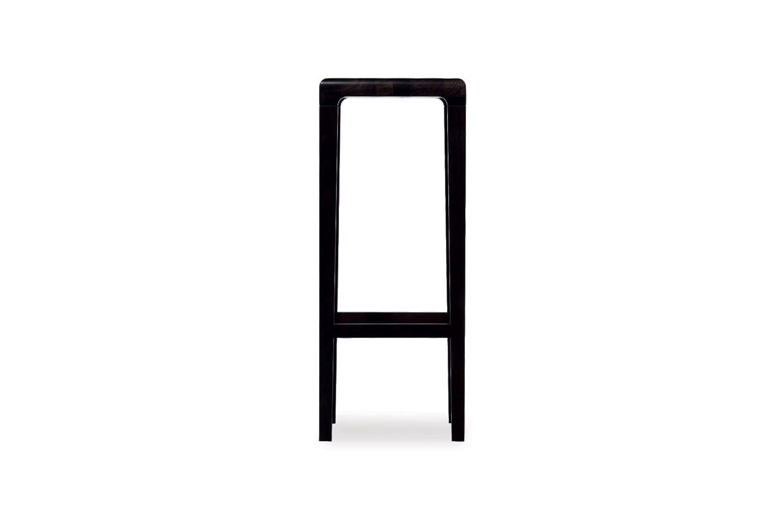 Rioja Bar Stool - Black Stained - 80cm - by TON