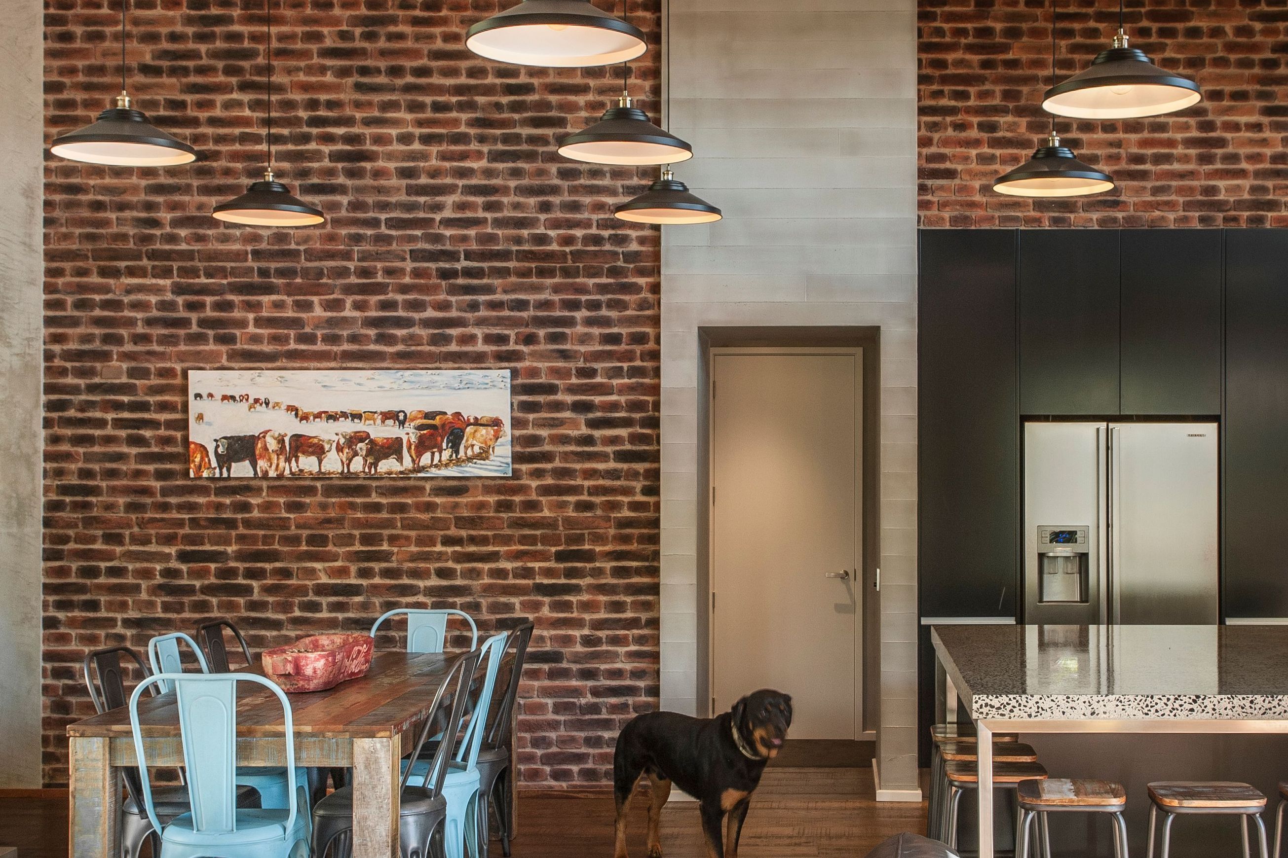 Loft Brick Wall Panels by Muros | Rustic Character Wall