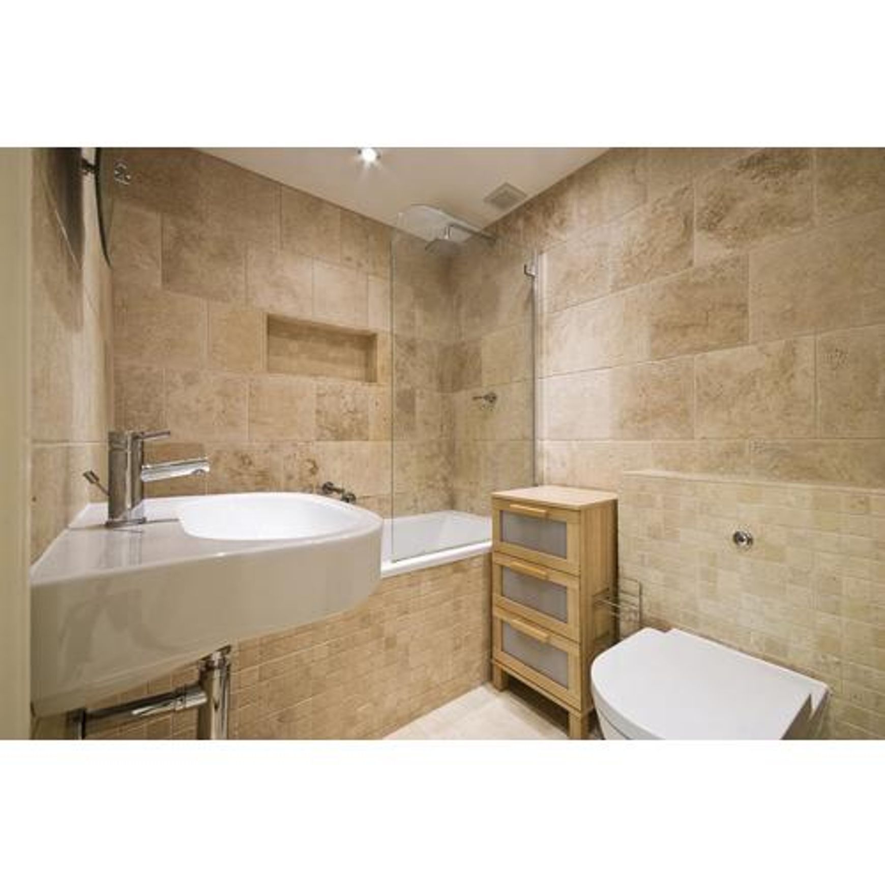 Noce Travertine Cobblestones