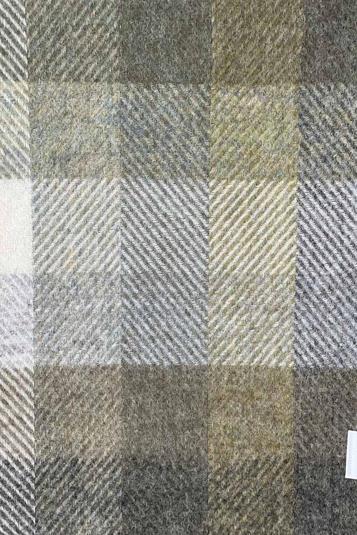 NZ Wool Throw - Woodale - Olive | 100% Pure Wool