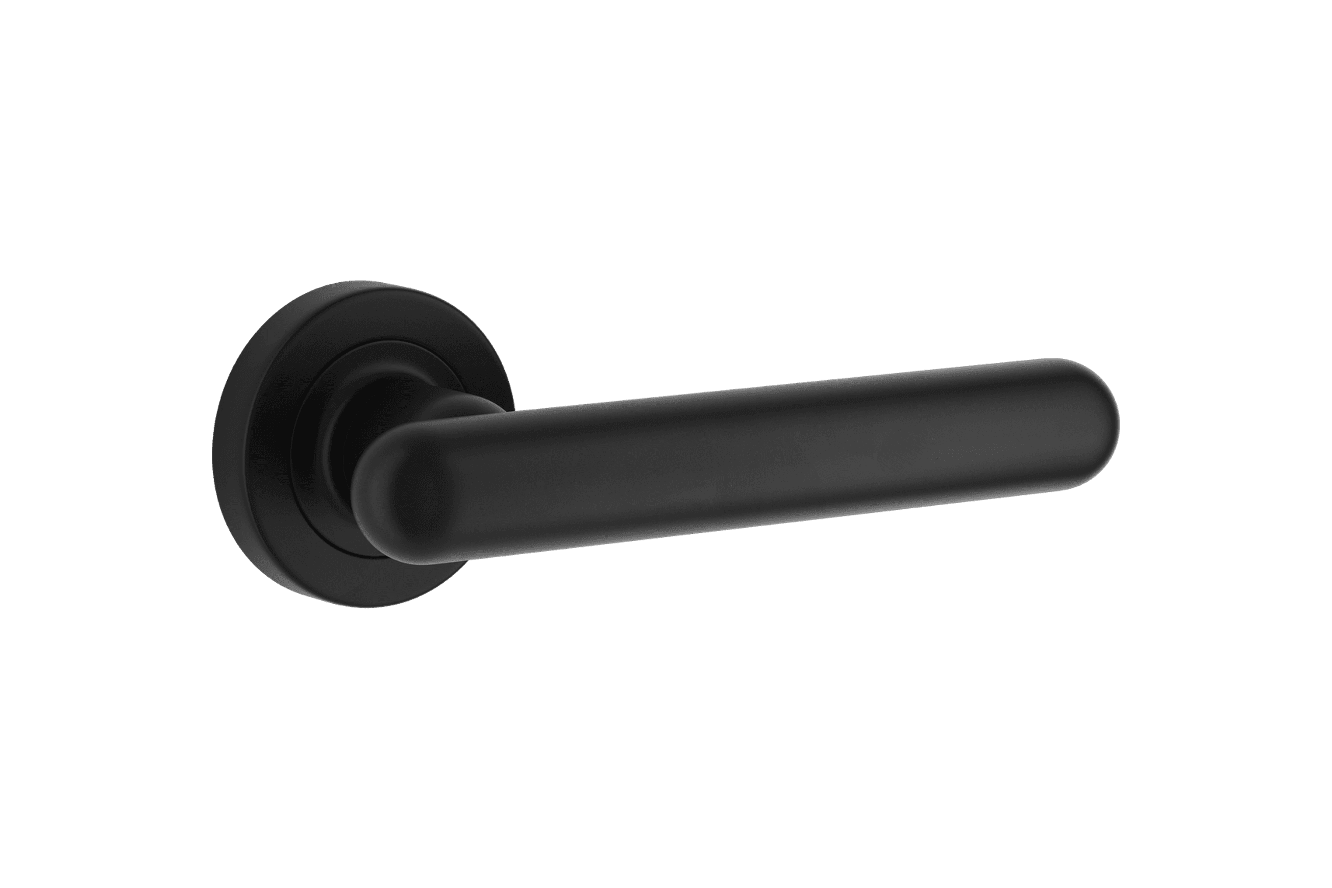 Puerto Lever - Round Rose | Matt Black