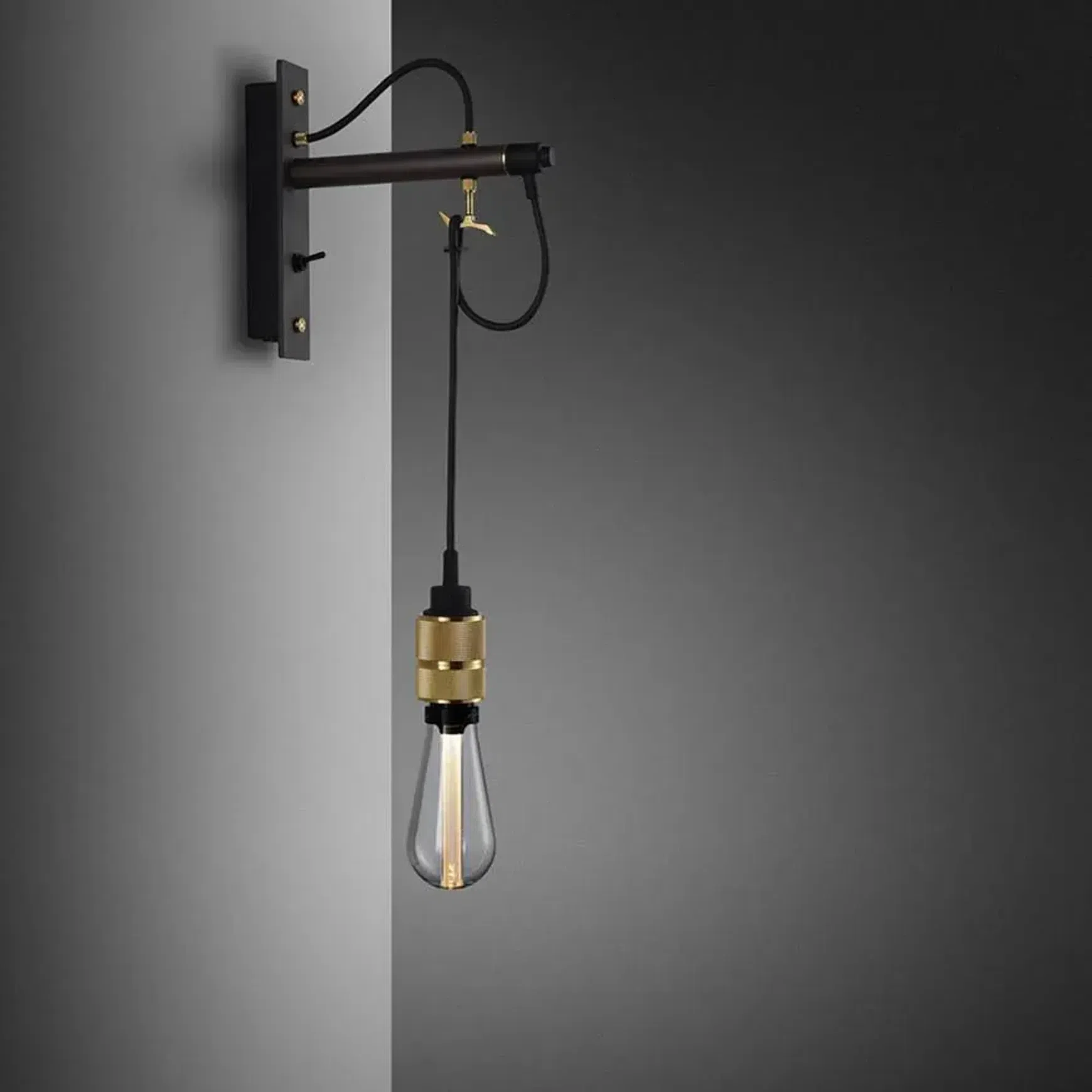 Hooked Wall Light - Nude