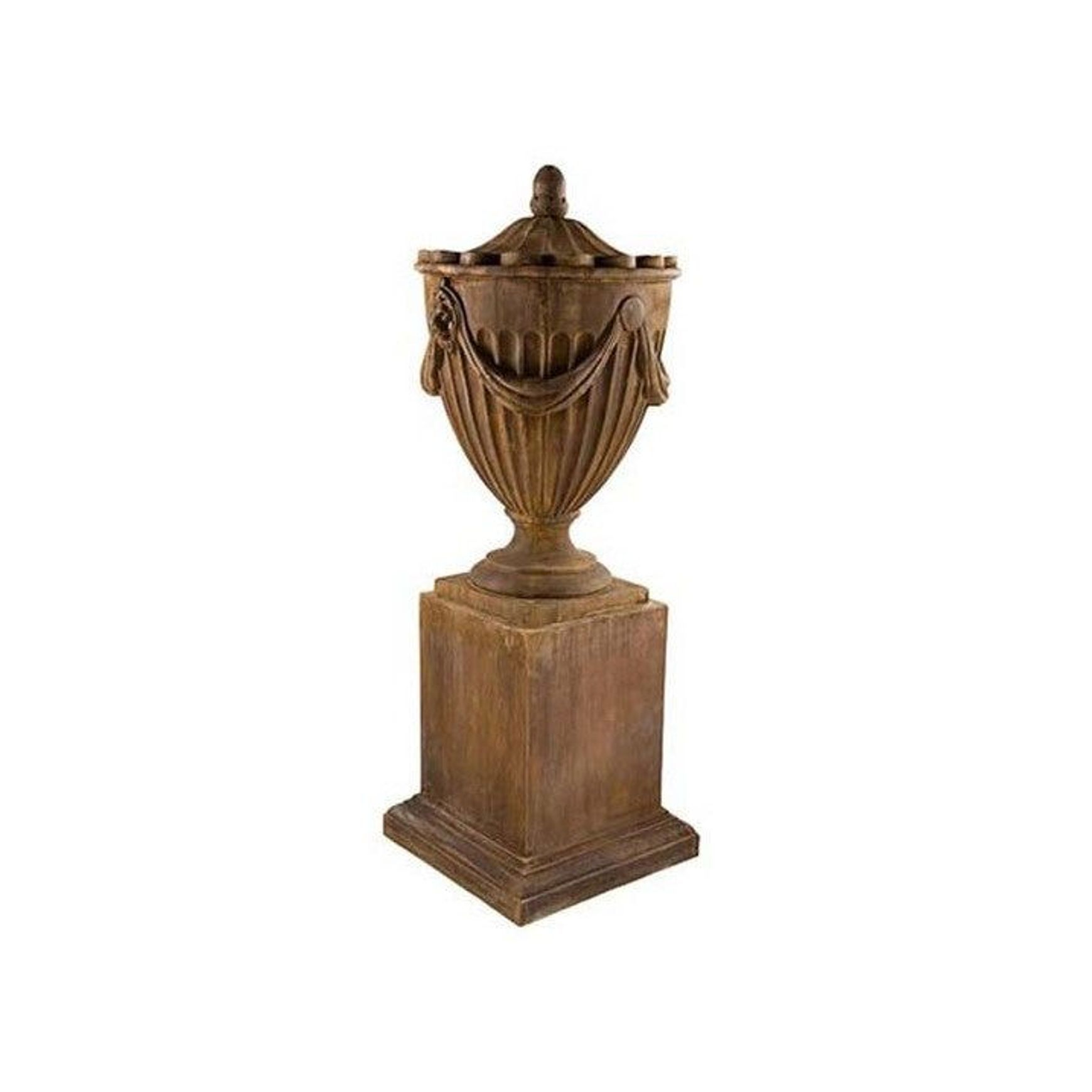 Robert Adams Urn And Plinth - Pietro Stoneware