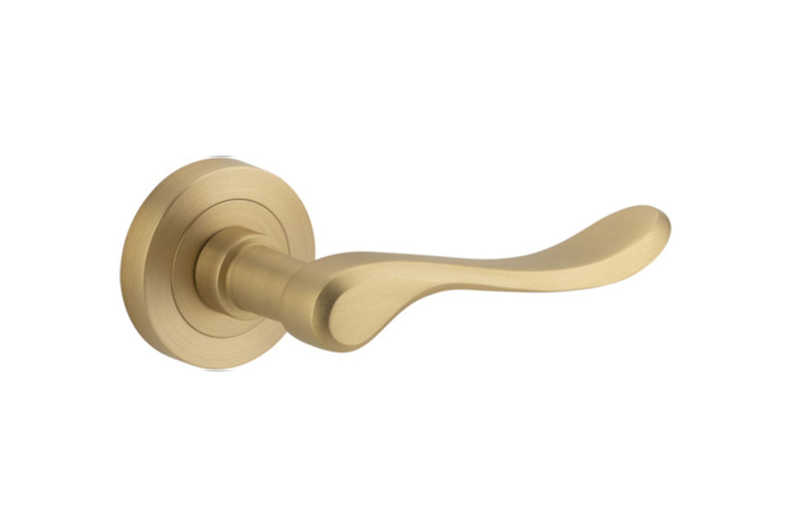 Stirling Door Lever Round Rose