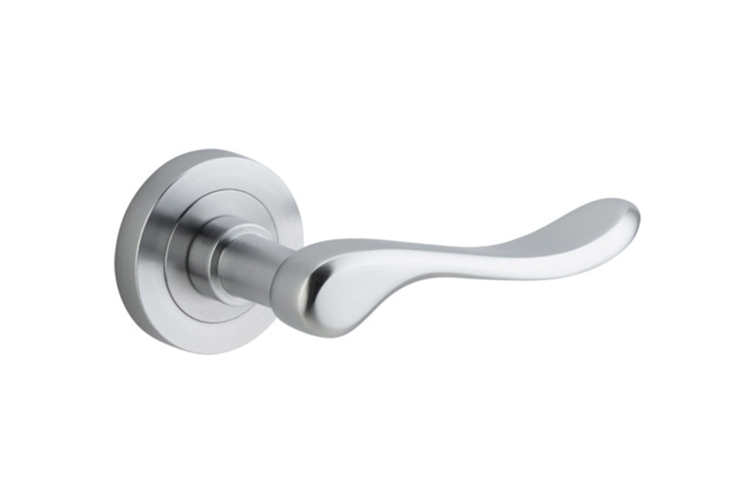 Stirling Door Lever Round Rose