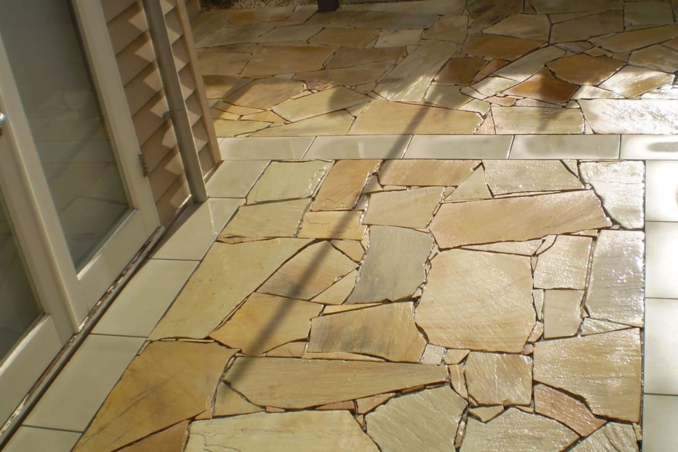 Desert Sand  Sandstone Crazy Paving