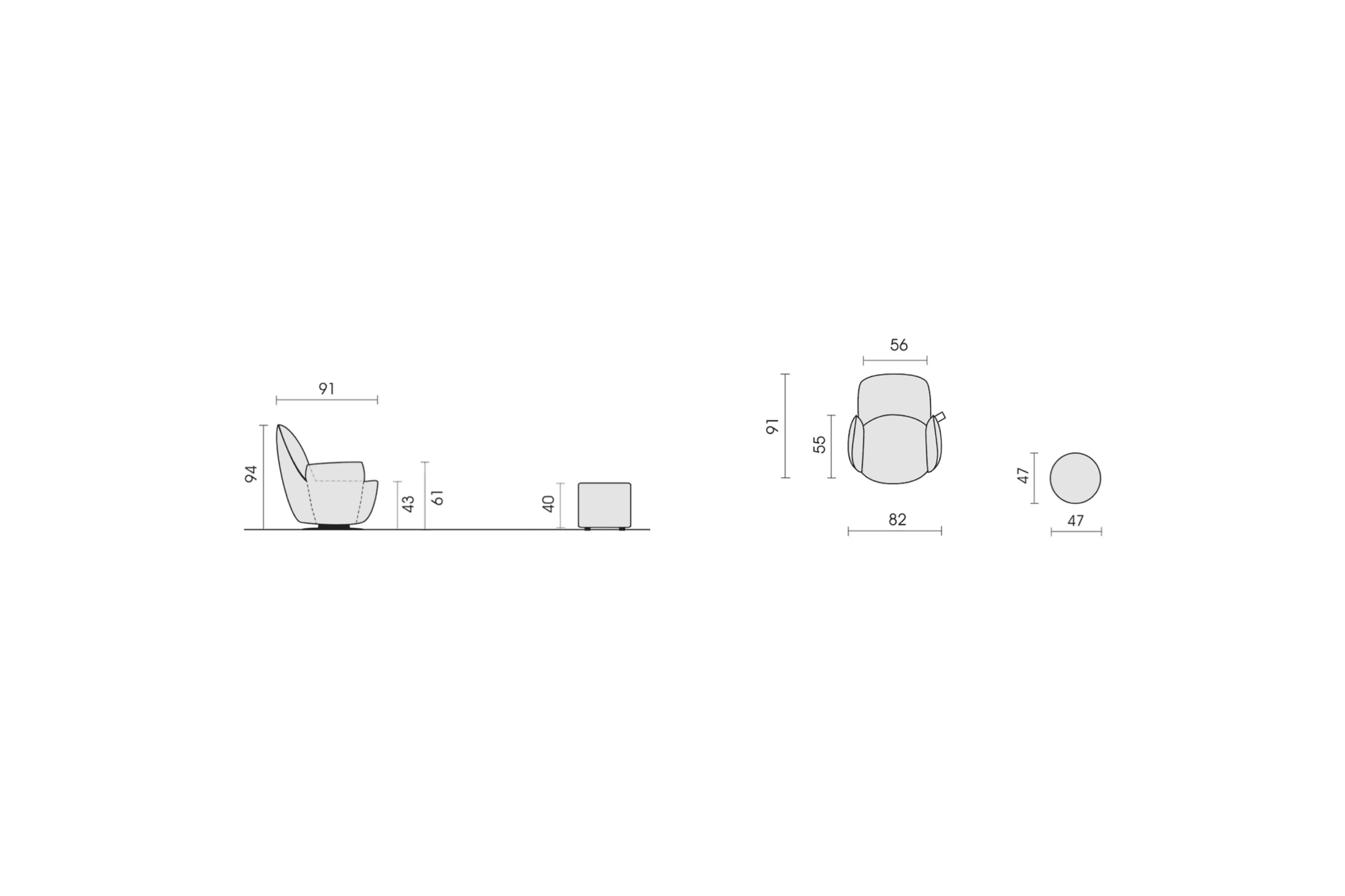 Blobb Armchair
