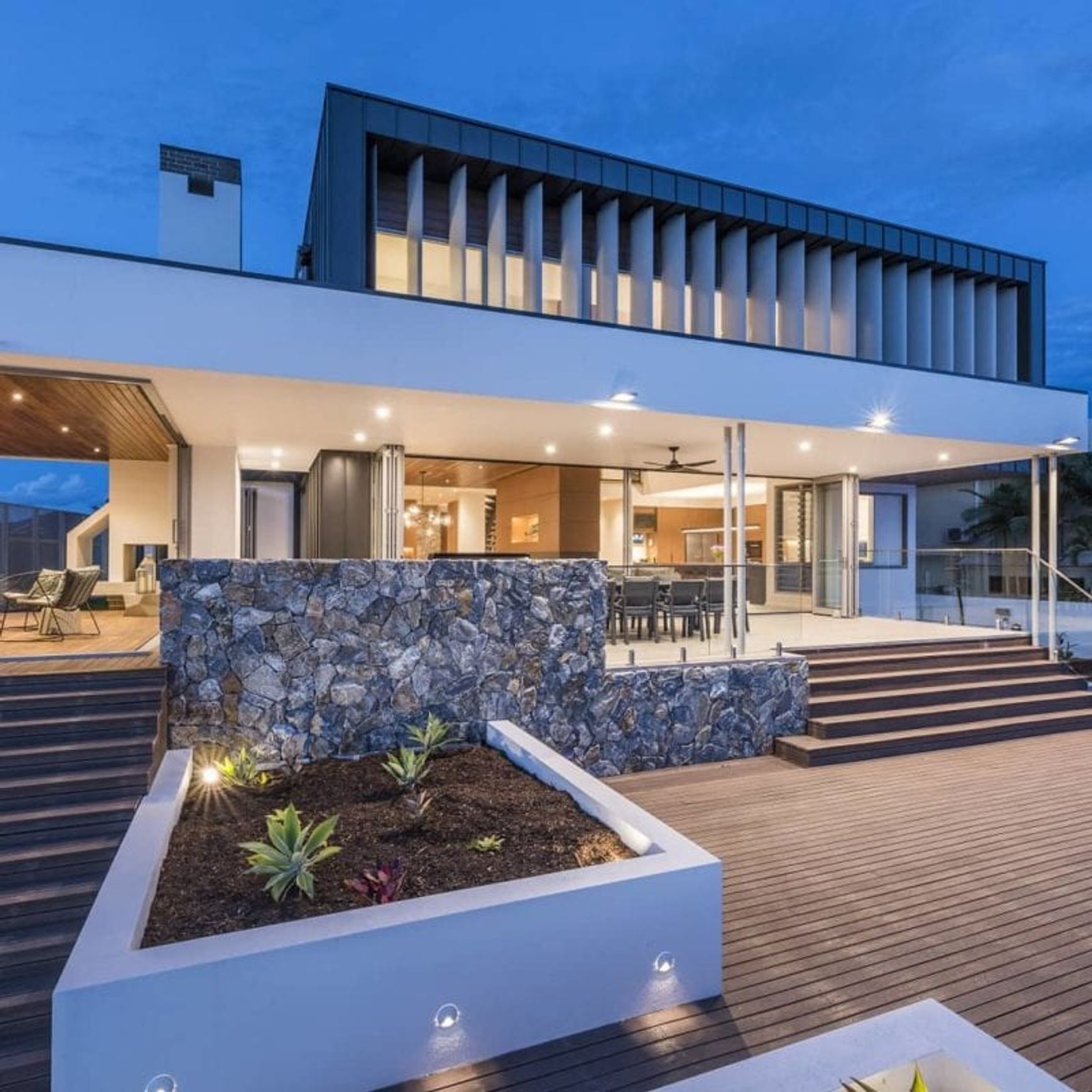 Cobalt Grey Stone Wall Cladding
