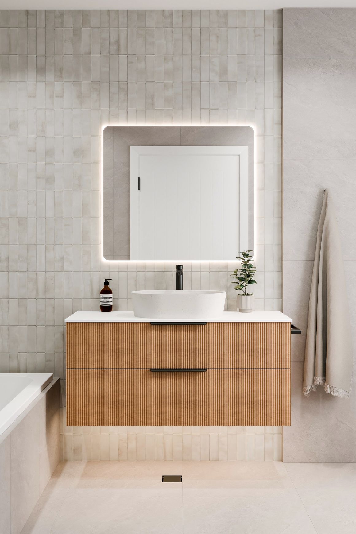 Euro 900 Rectangle LED Mirror