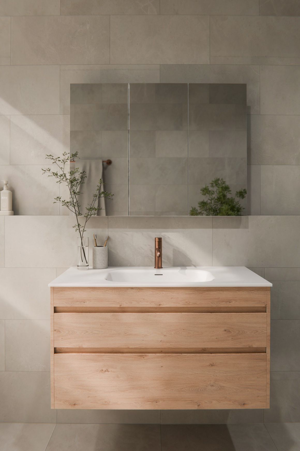 CODE Luxe 750 Wall Hung Vanity | Double Drawer