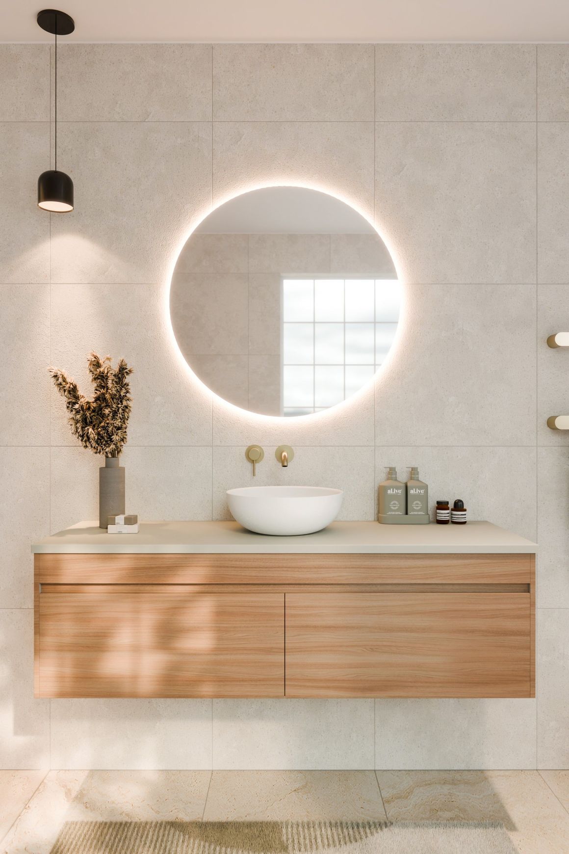 Code Luxe 1500 Wall Hung Single Basin Vanity |2 Drawer