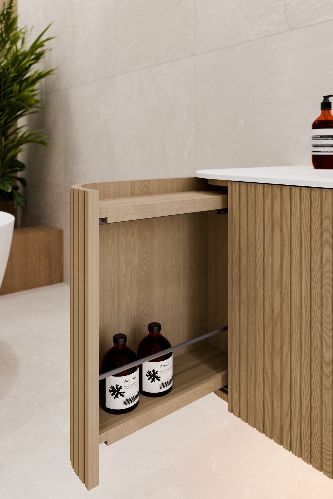 Sora 1500 Wall Hung Vanity | Double Inset Basin