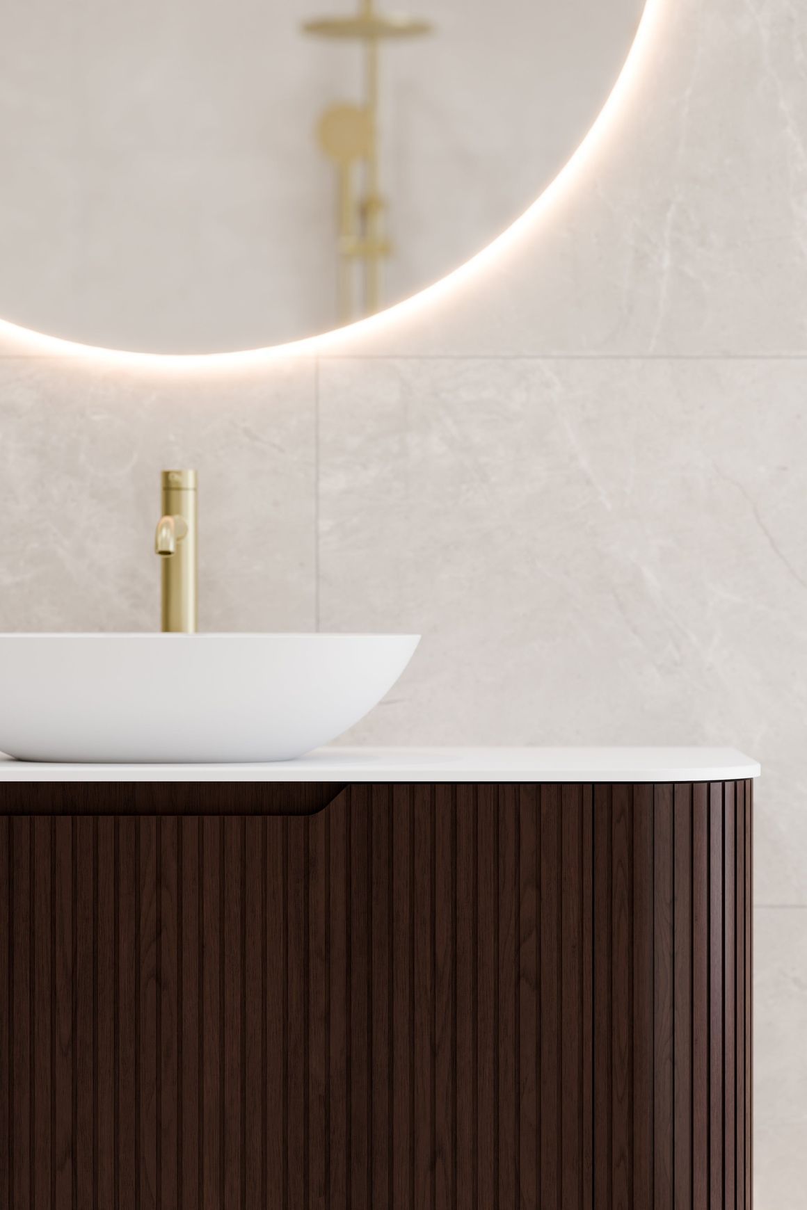 Sora 1200 Vanity | Slab Top