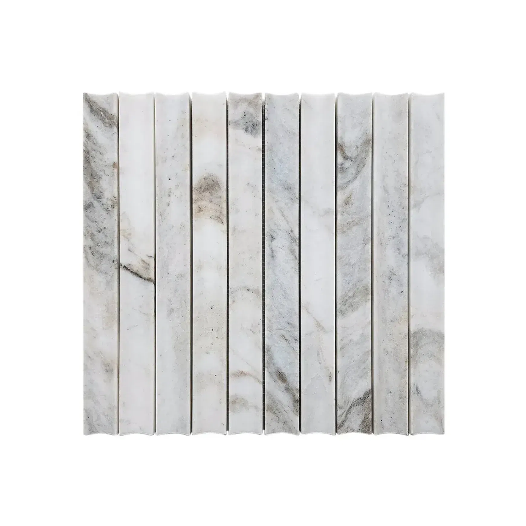 Fluted Concave | Natural Stone Mosaics