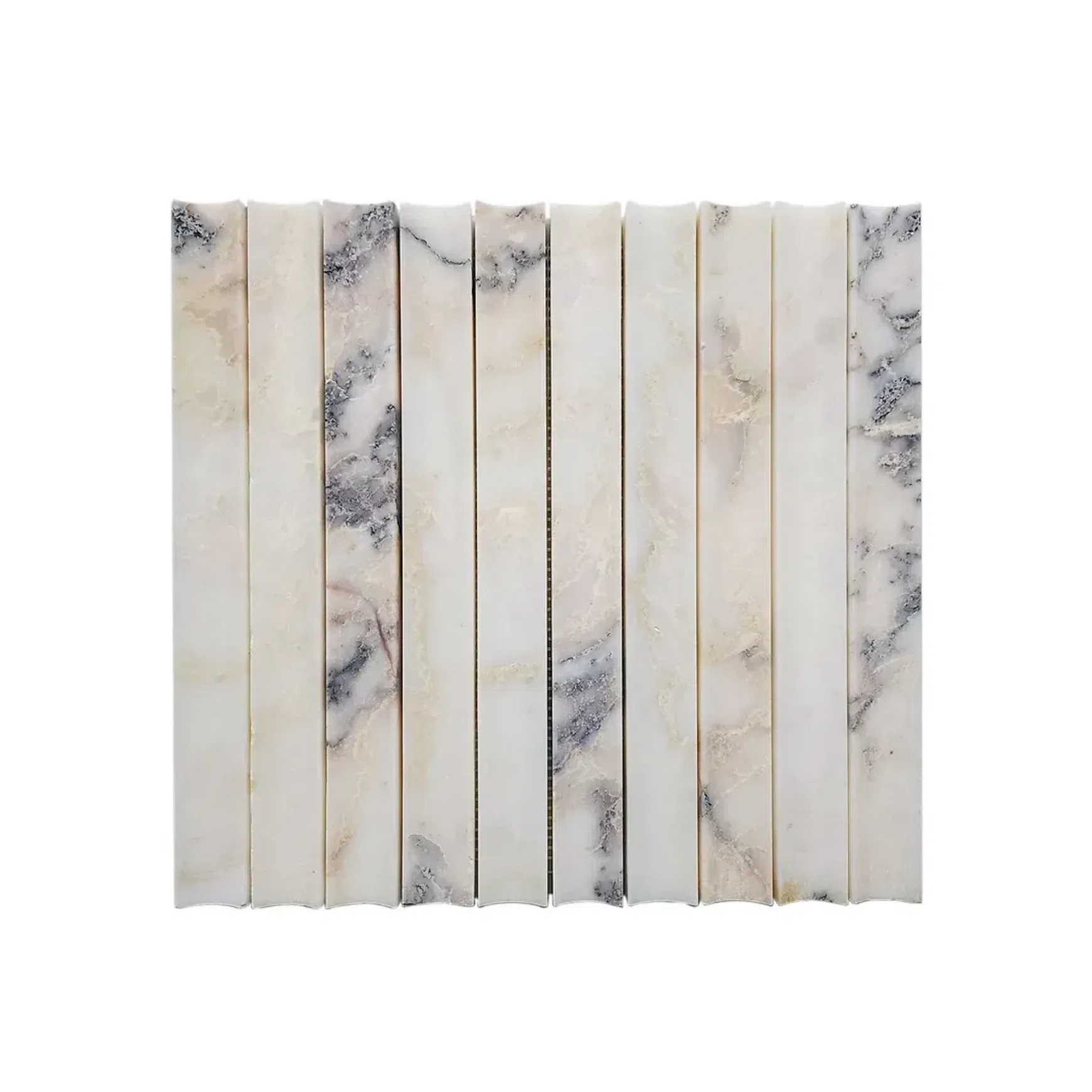 Fluted Concave | Natural Stone Mosaics