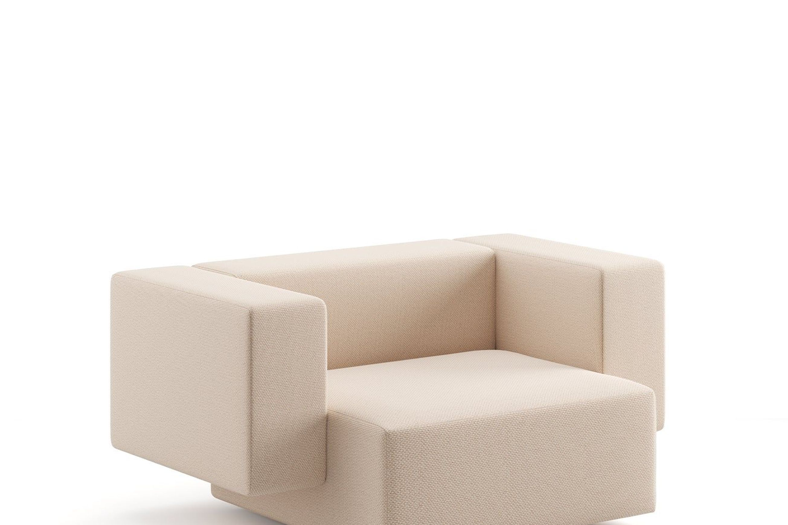 Step Armchair - Wide Armrest