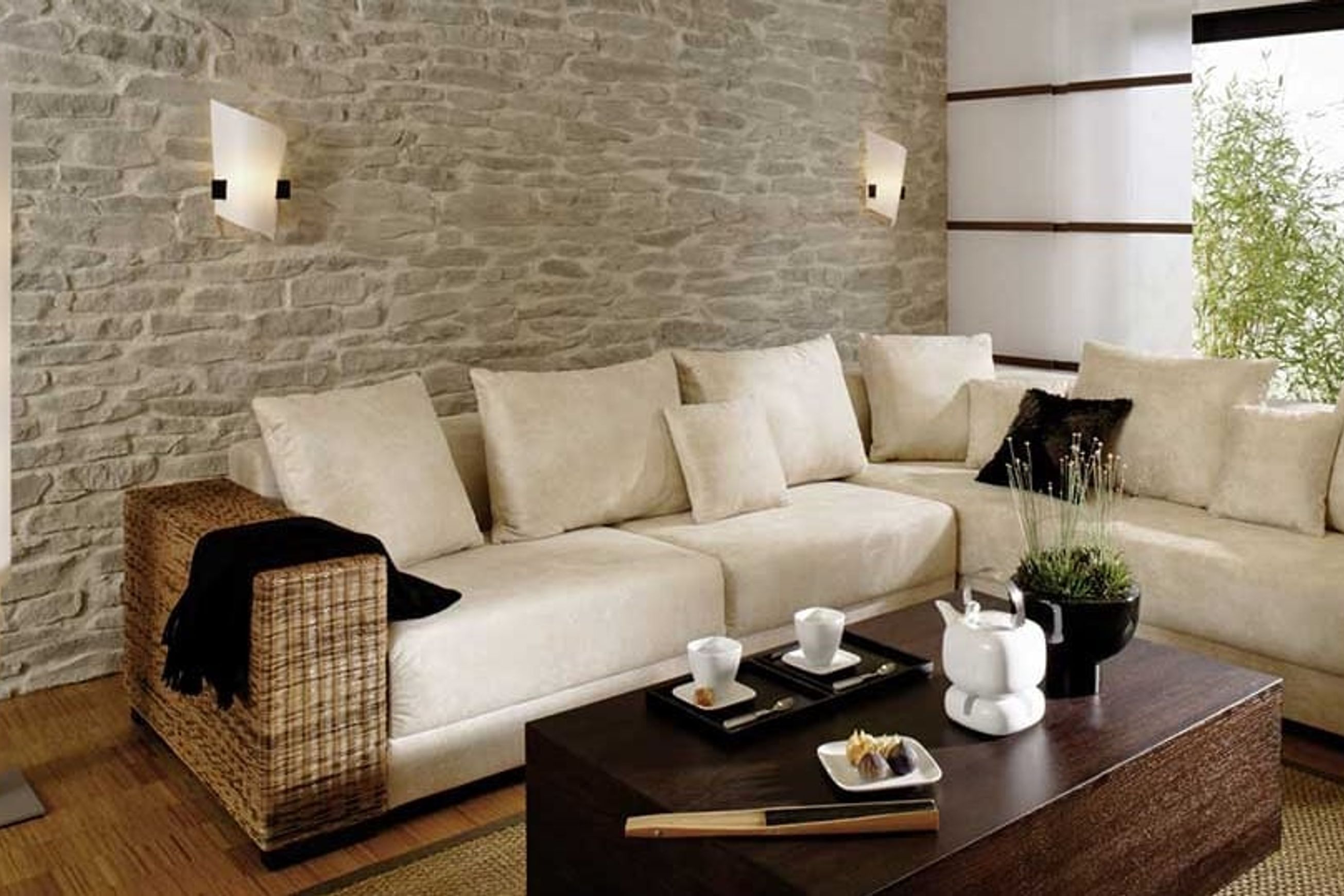 Stone Slabs Wall Panels by Muros | Grey Stone Cladding