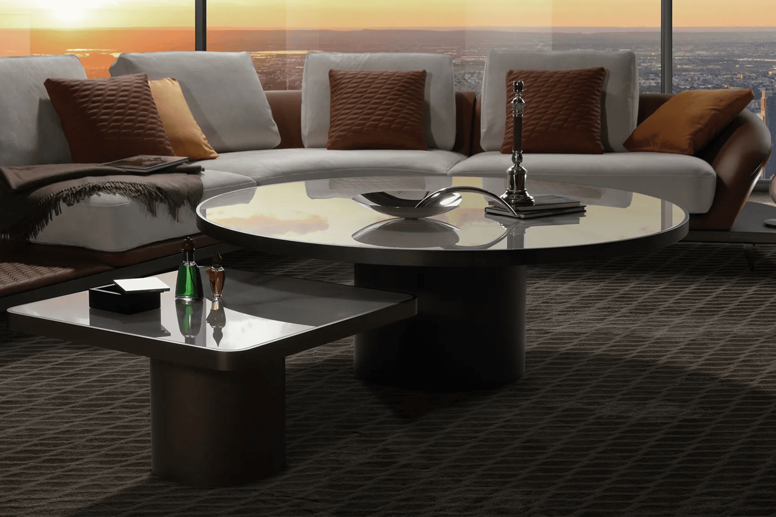 Tau Side & Coffee Table