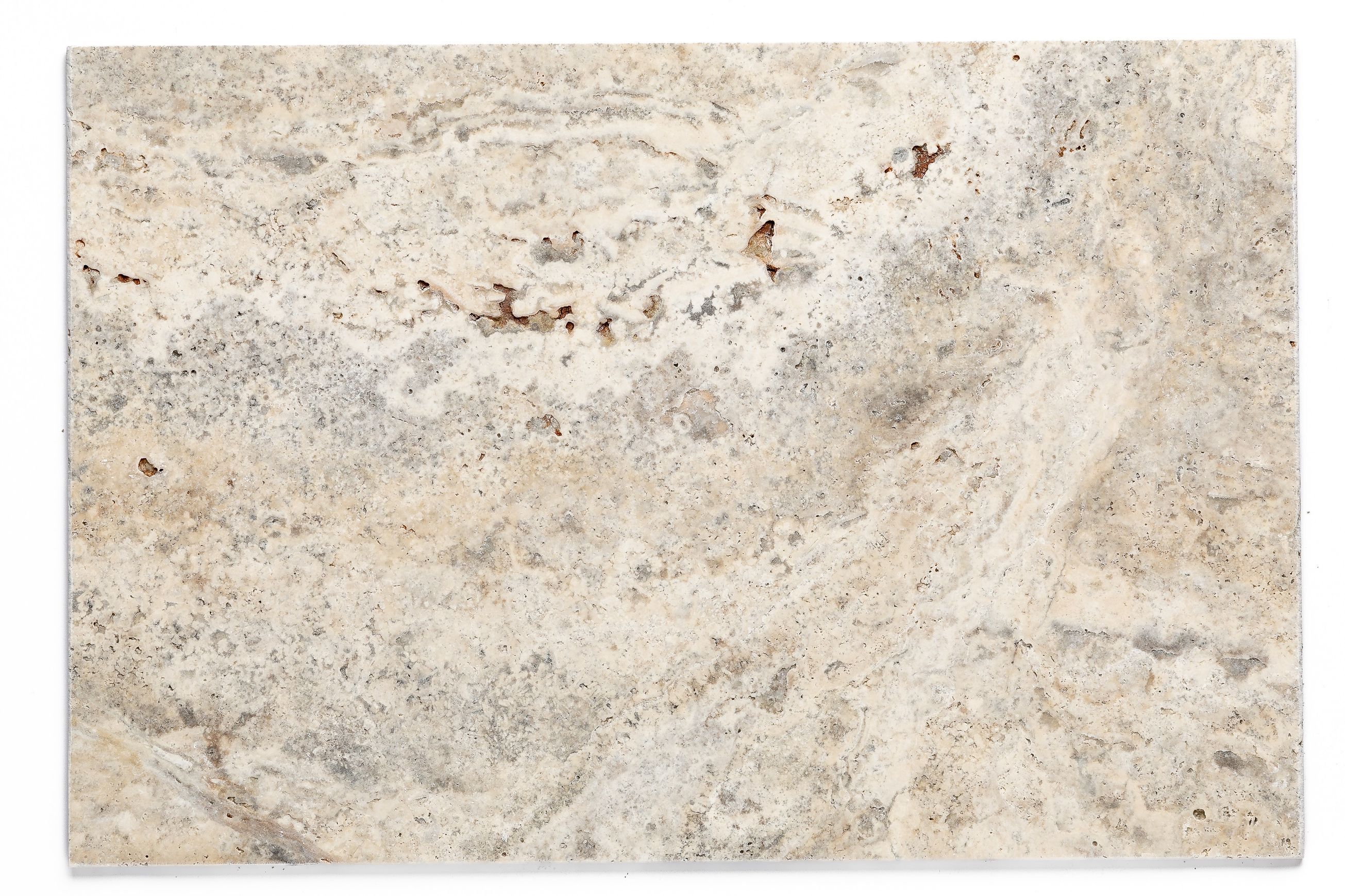 Travertine Silver | French Pattern