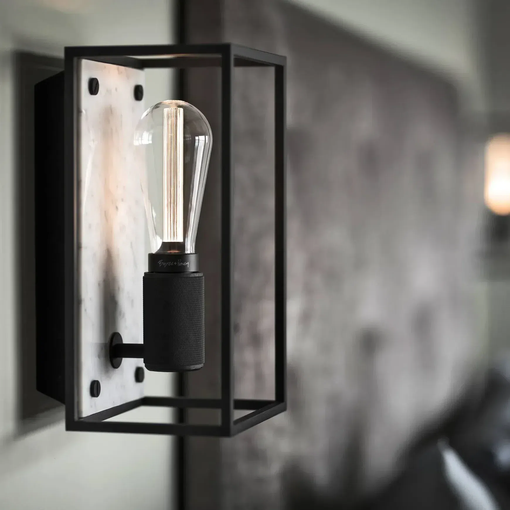 Caged Wall Light