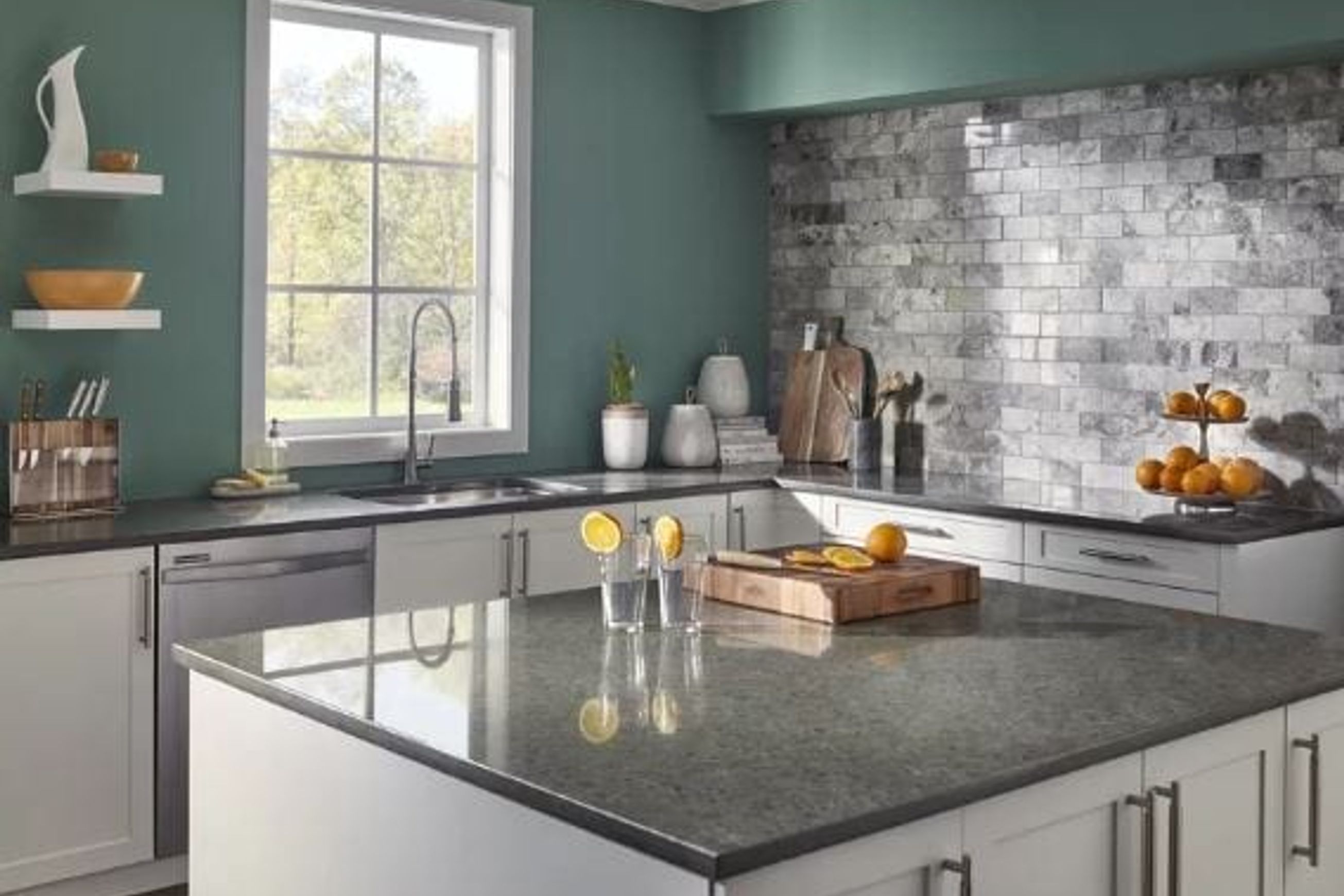 Tundra Grey Honed Limestone Tiles