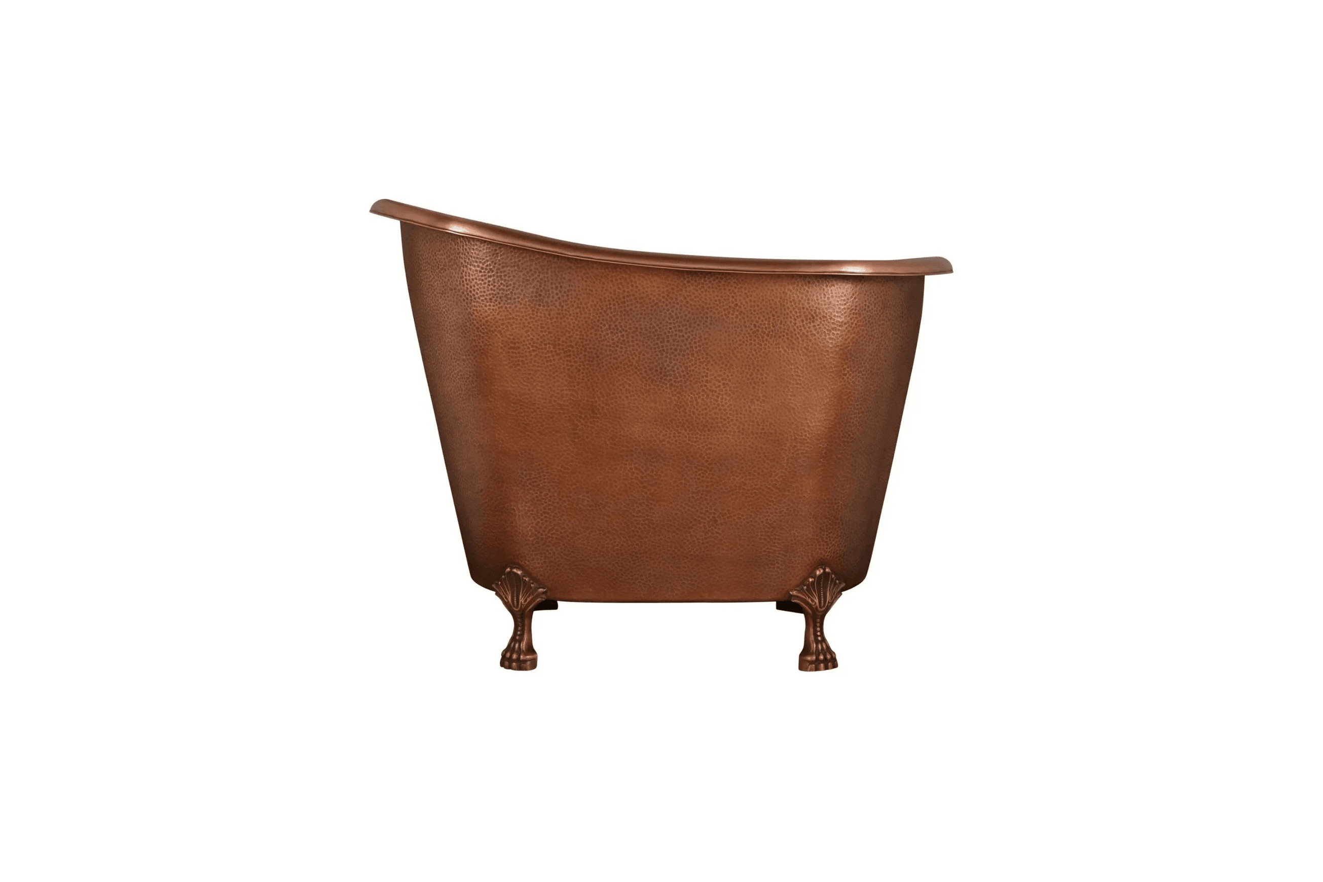 The Copper Bath Tub - Ahlia Hammered Slipper Clawfoot 1220mm -CB5050-D49