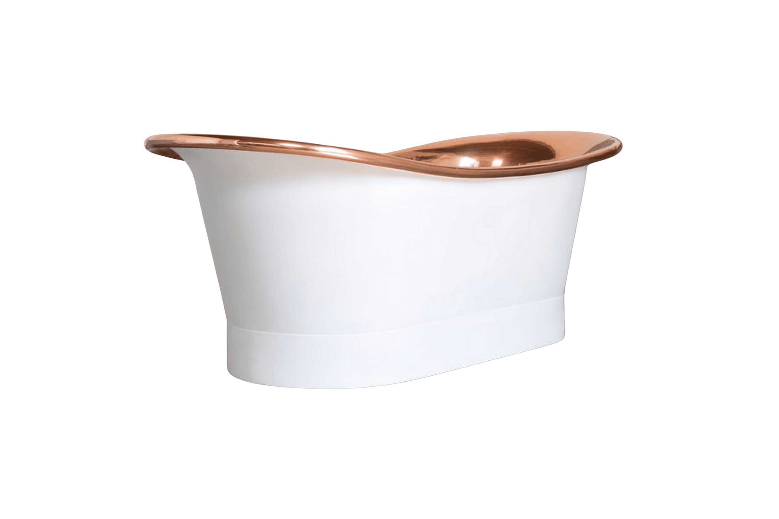 The Copper Bath Tub - Shanti Copper Double Slipper Smooth 1700mm - CB5017-D67