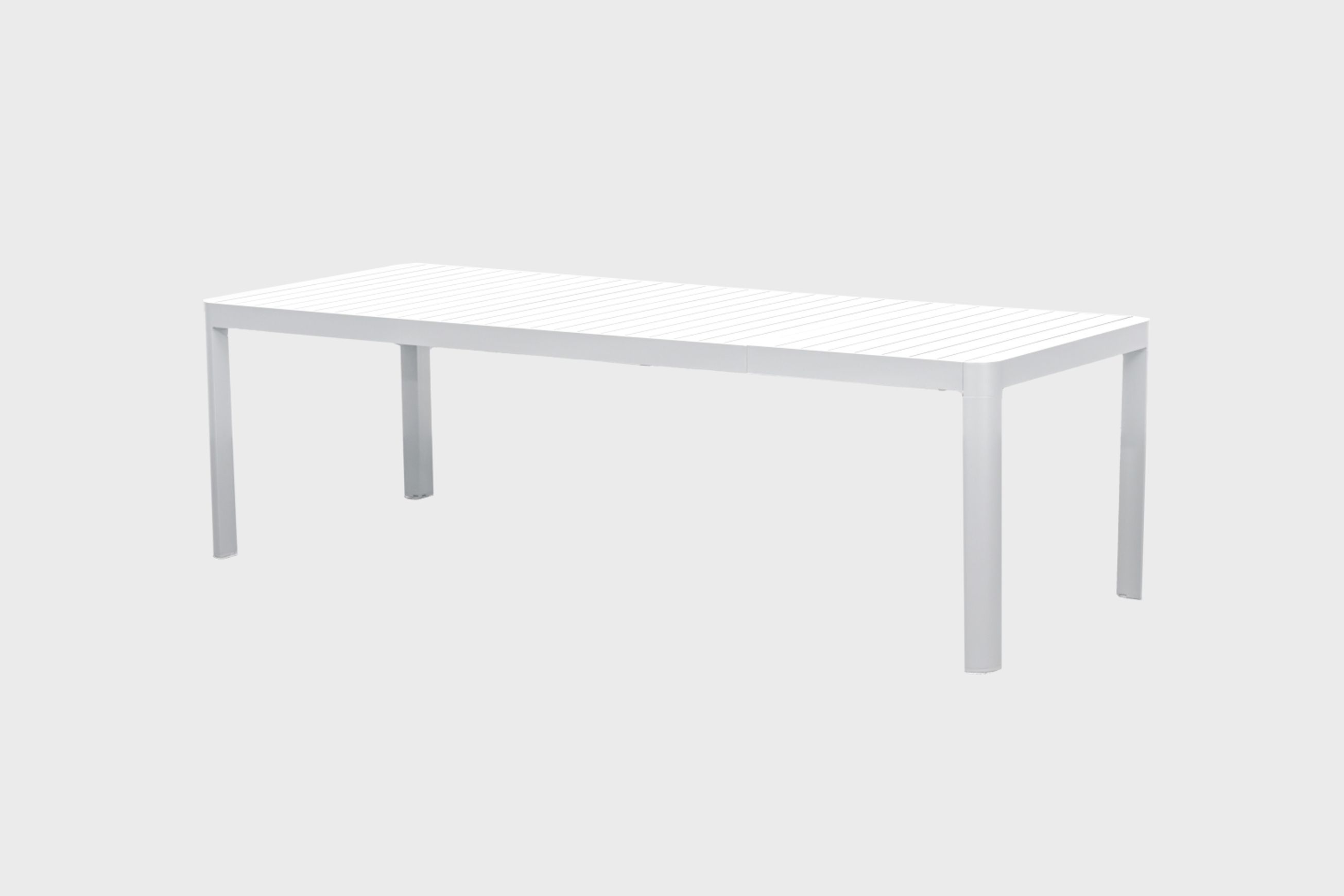 Azura Extension Outdoor Dining Table 195|255cm | White