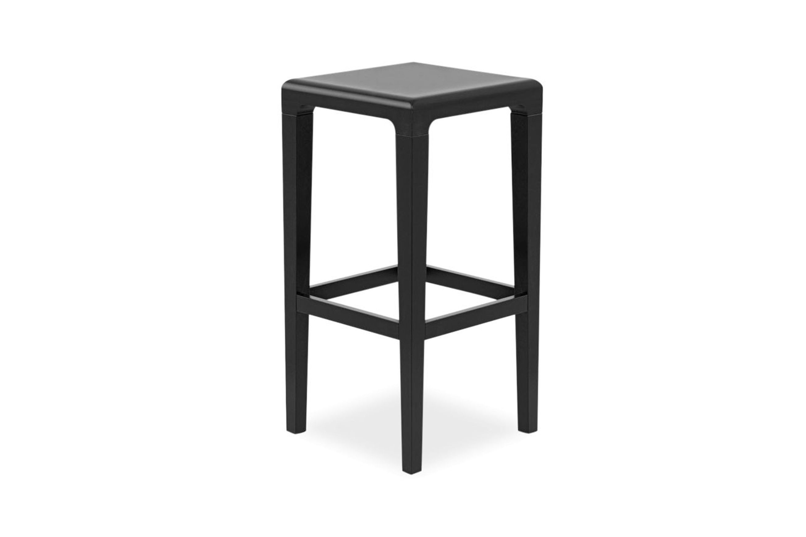 Rioja Kitchen Stool - Black Stained - 65cm - by TON