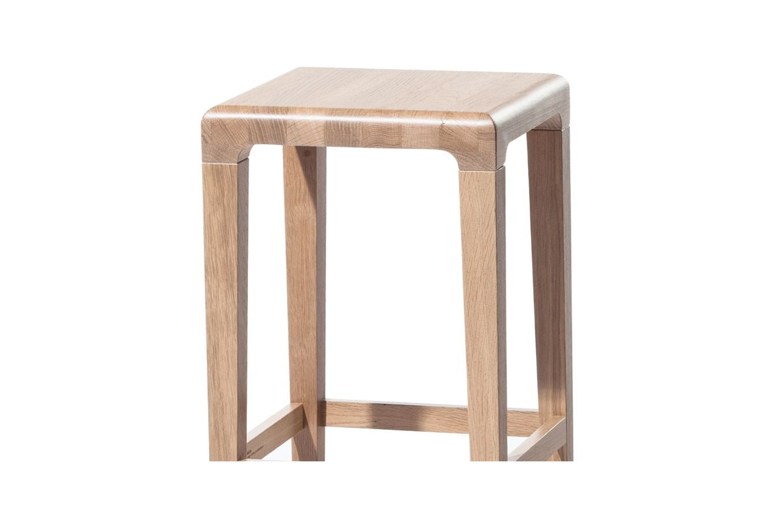Rioja Bar Stool - Natural Oak - 80cm - by TON