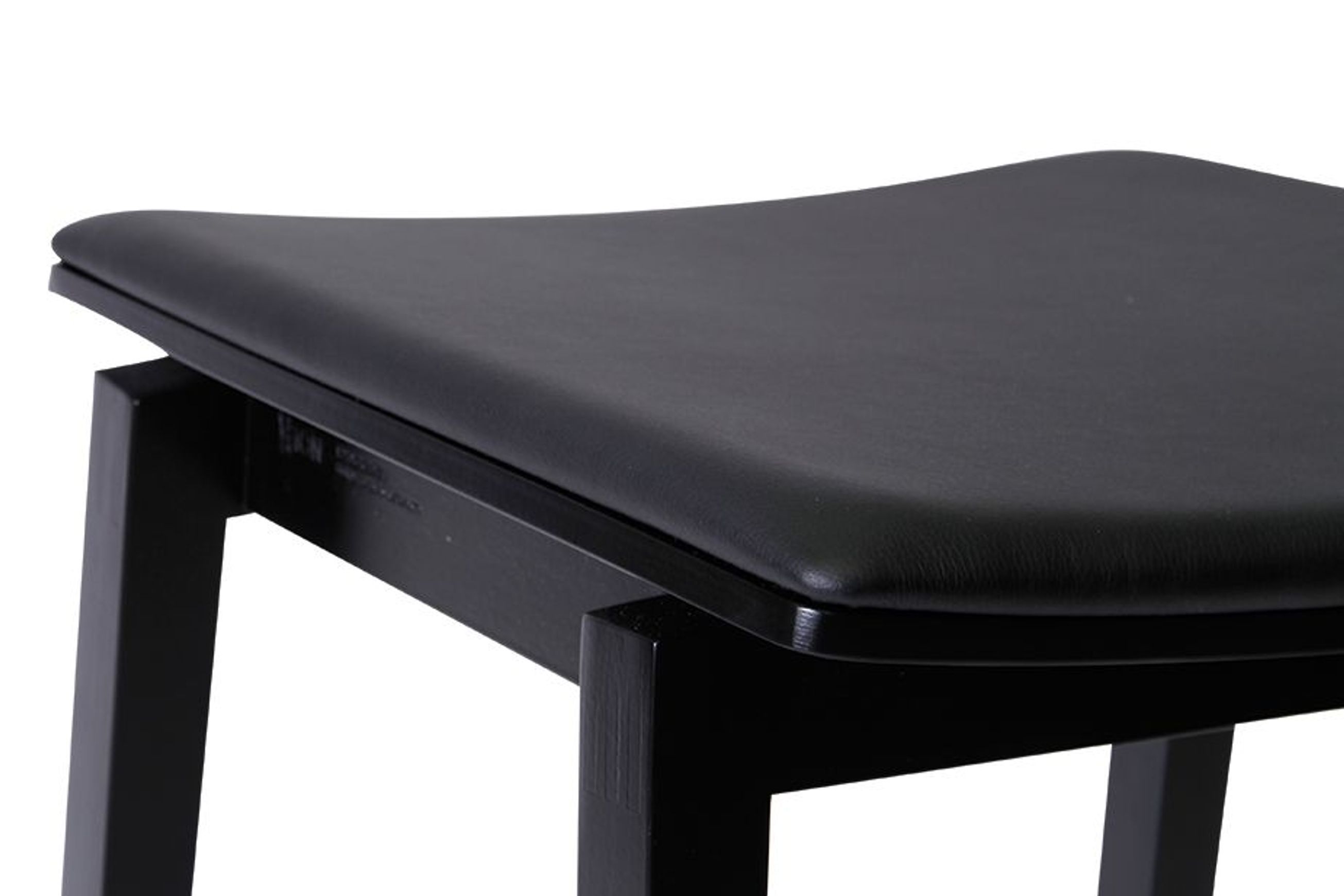 Stockholm Kitchen Stool - Black Stain by TON