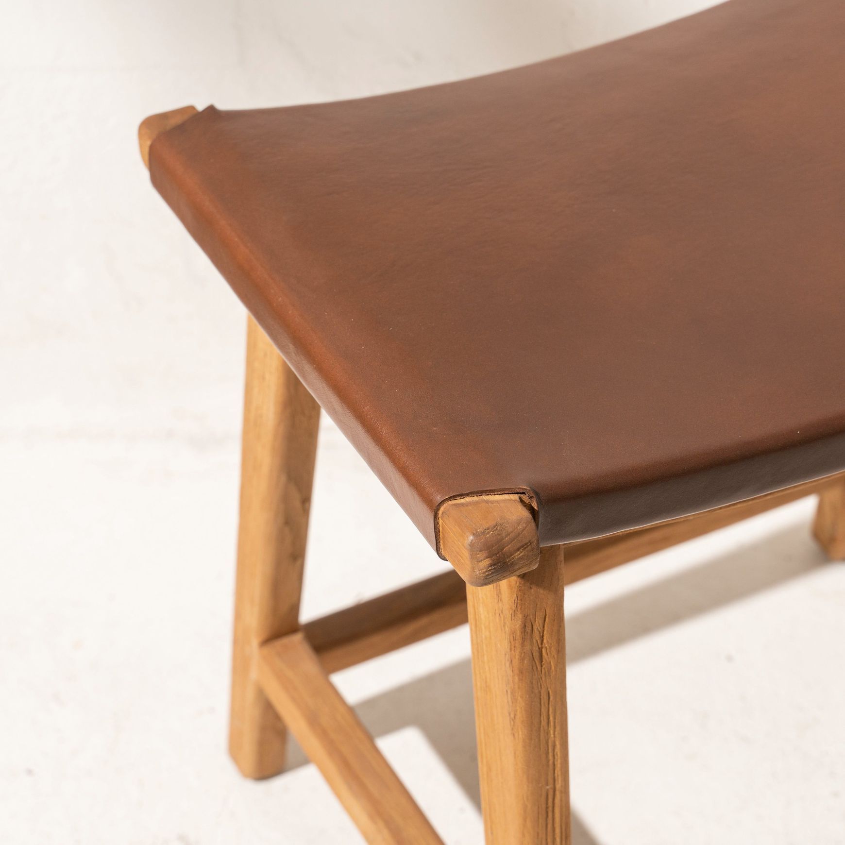 Yana Leather Footstool