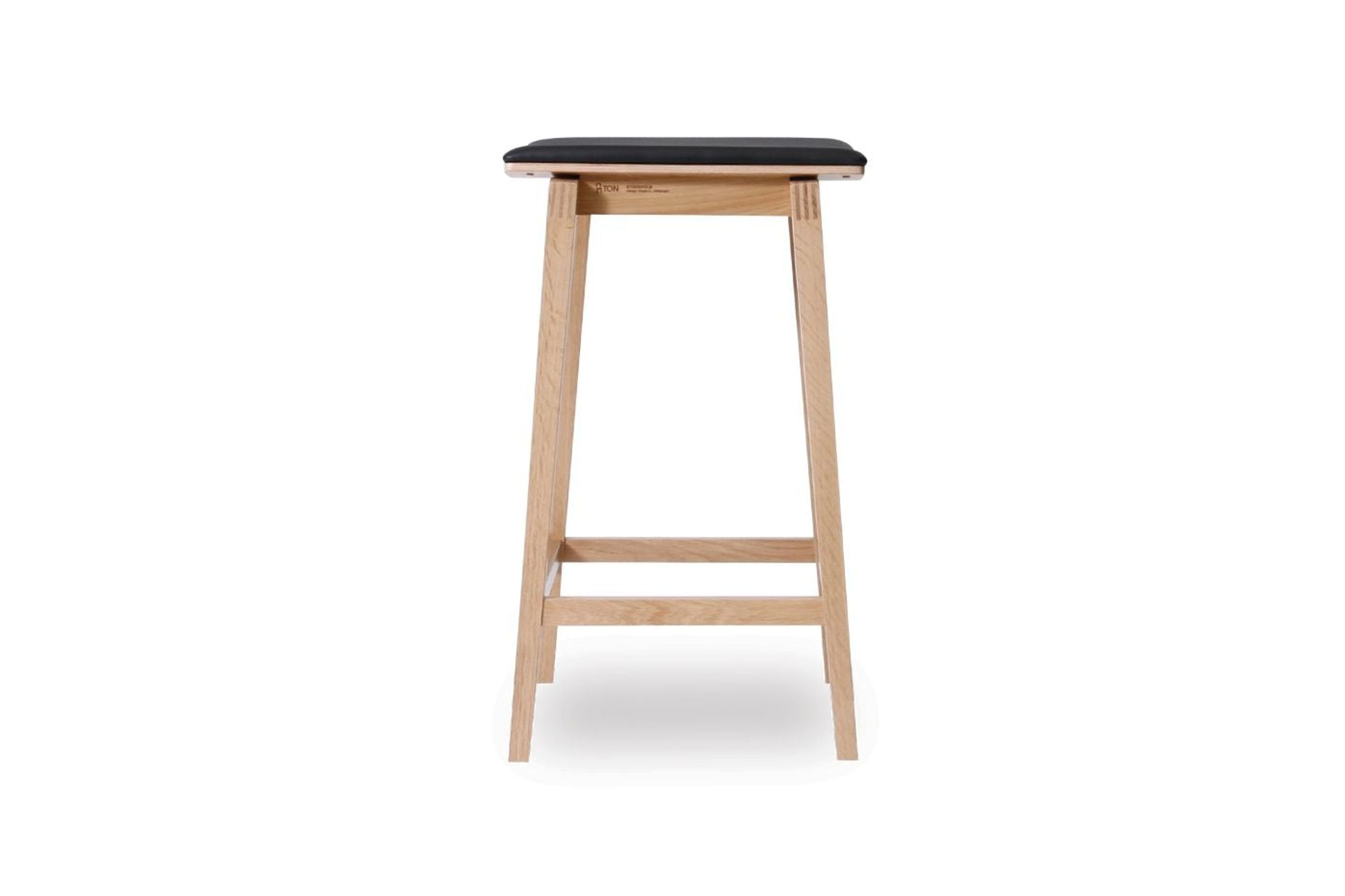 Stockholm Kitchen Stool - Natural Oak - by TON