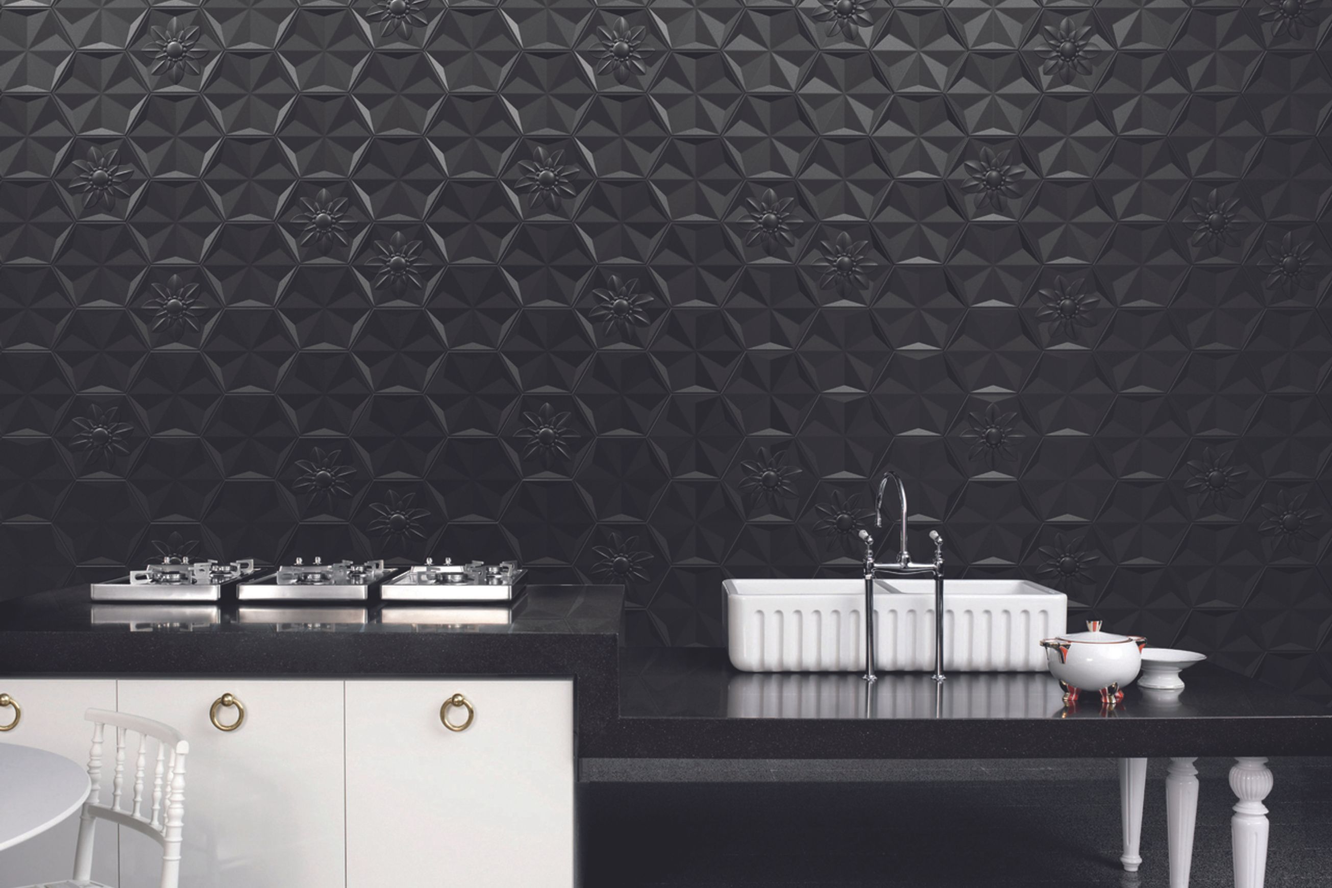 Bisazza Custom Glass Mosiac Interior Tiles