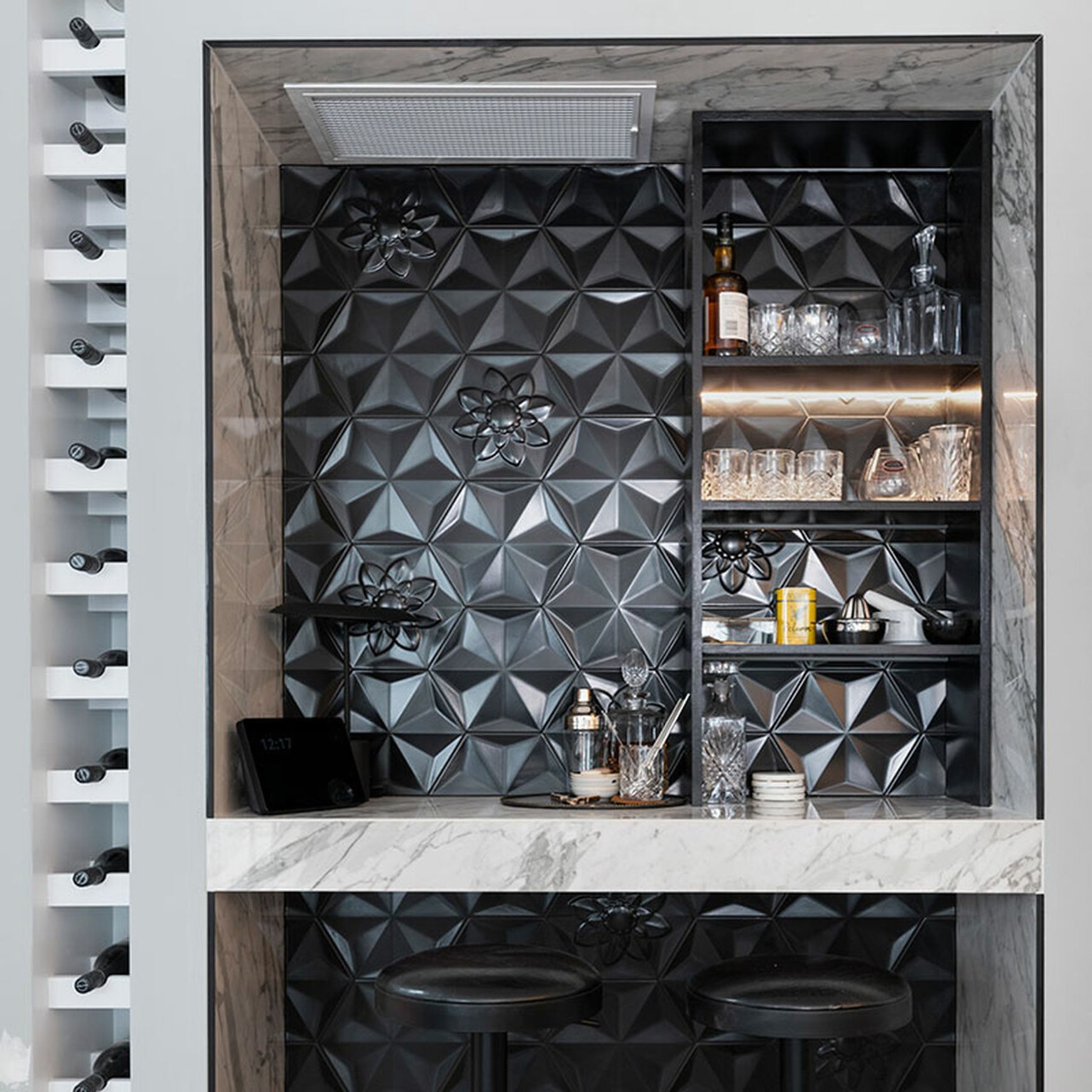 Bisazza Custom Glass Mosiac Interior Tiles
